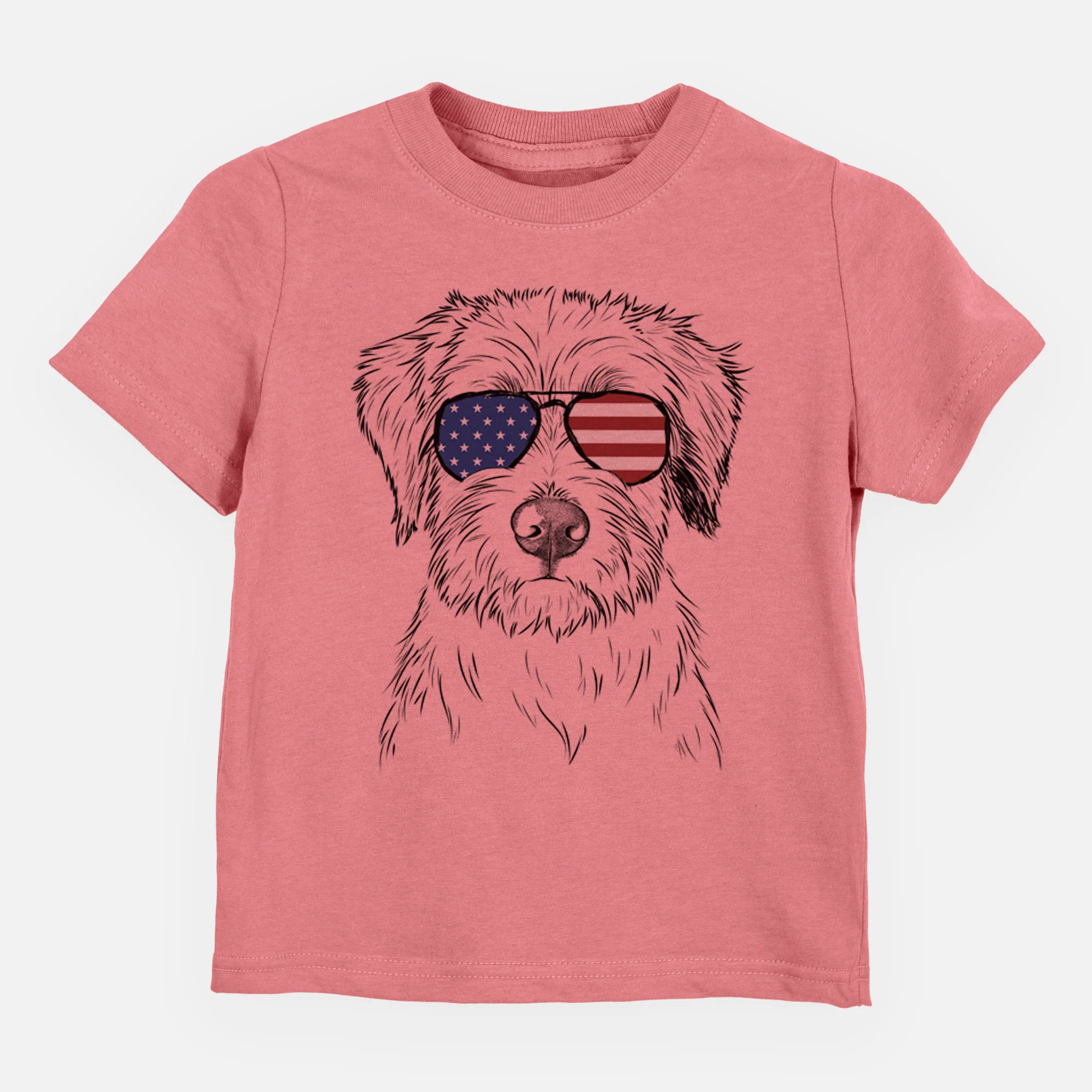 USA Marek the Bernedoodle - Kids/Youth/Toddler Shirt - Image 4