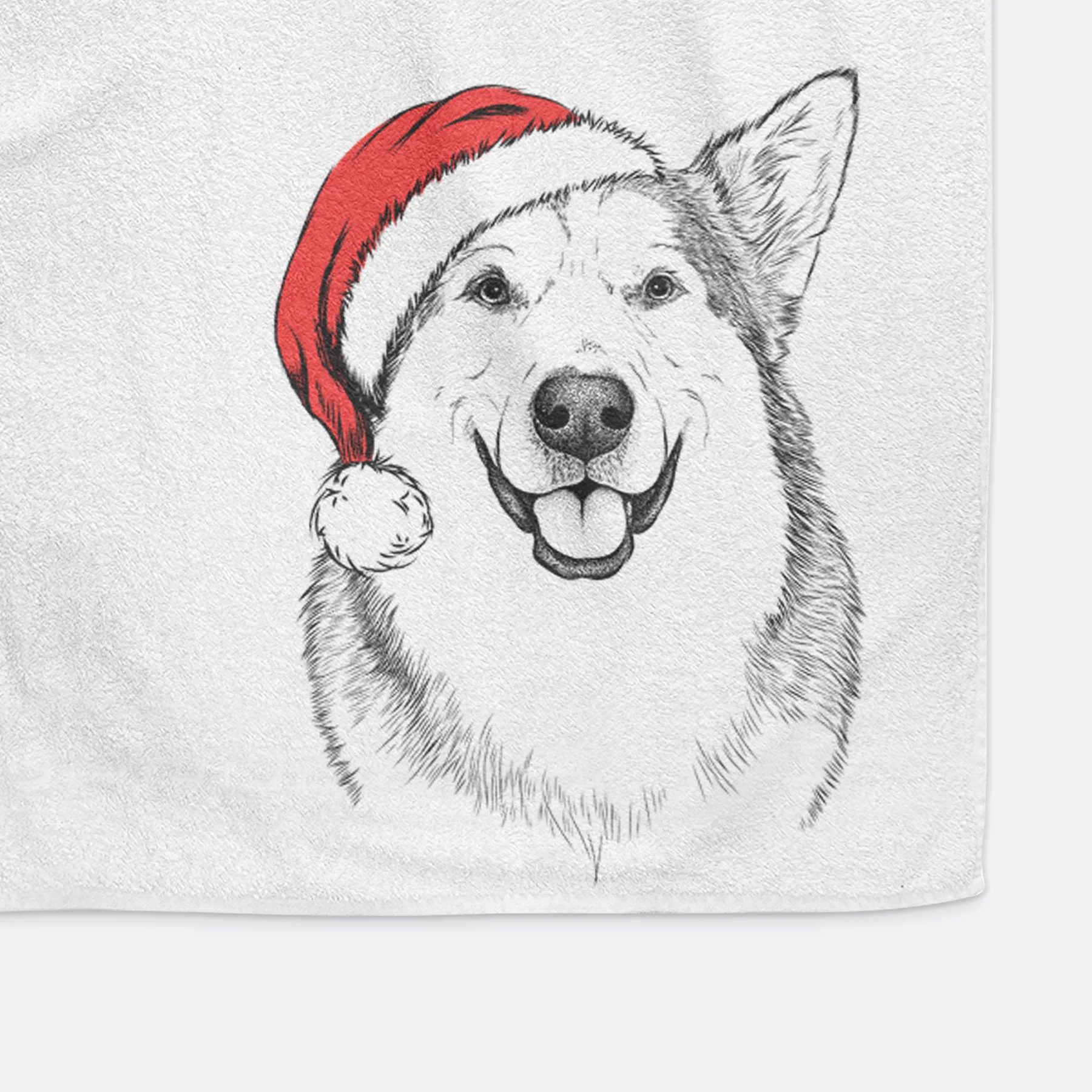 Vader the Alaskan Malamute Decorative Hand Towel - Image 10