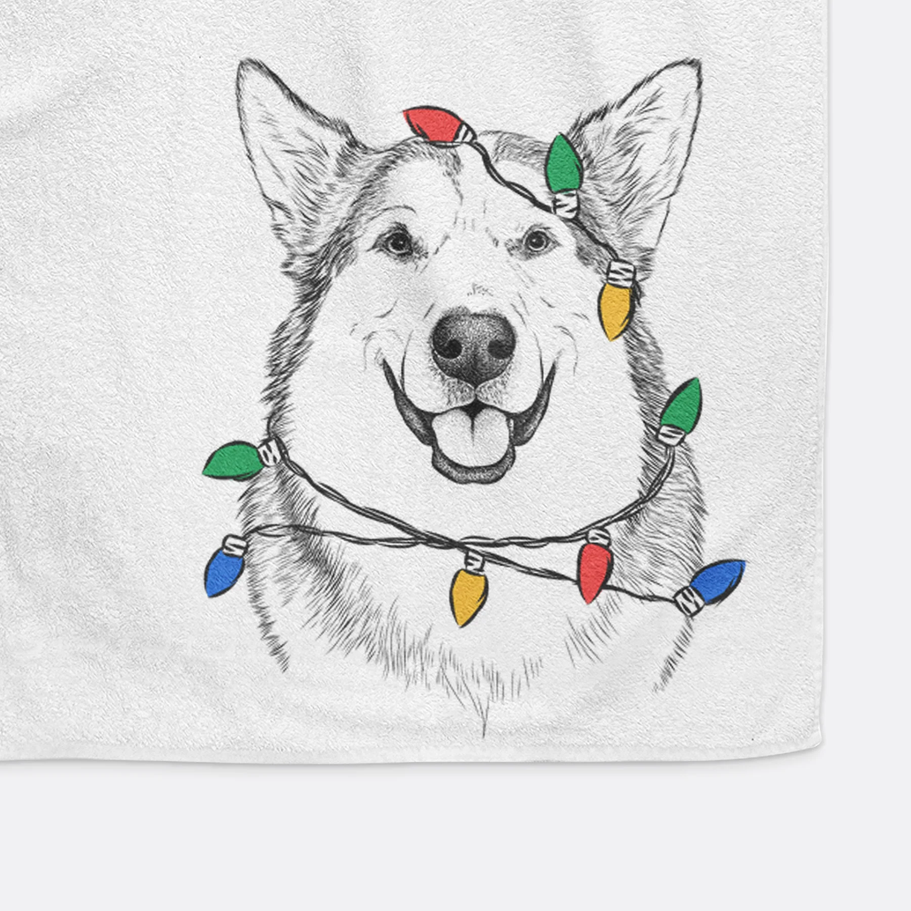 Vader the Alaskan Malamute Decorative Hand Towel - Image 11