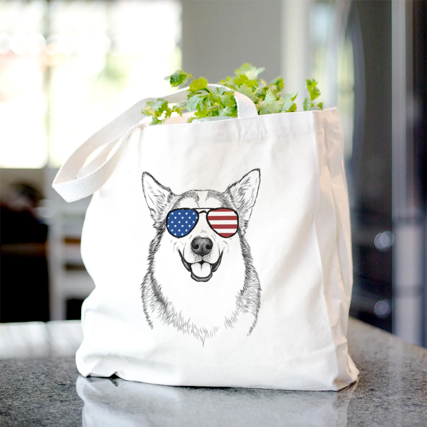 Vader the Alaskan Malamute - Tote Bag - Image 4