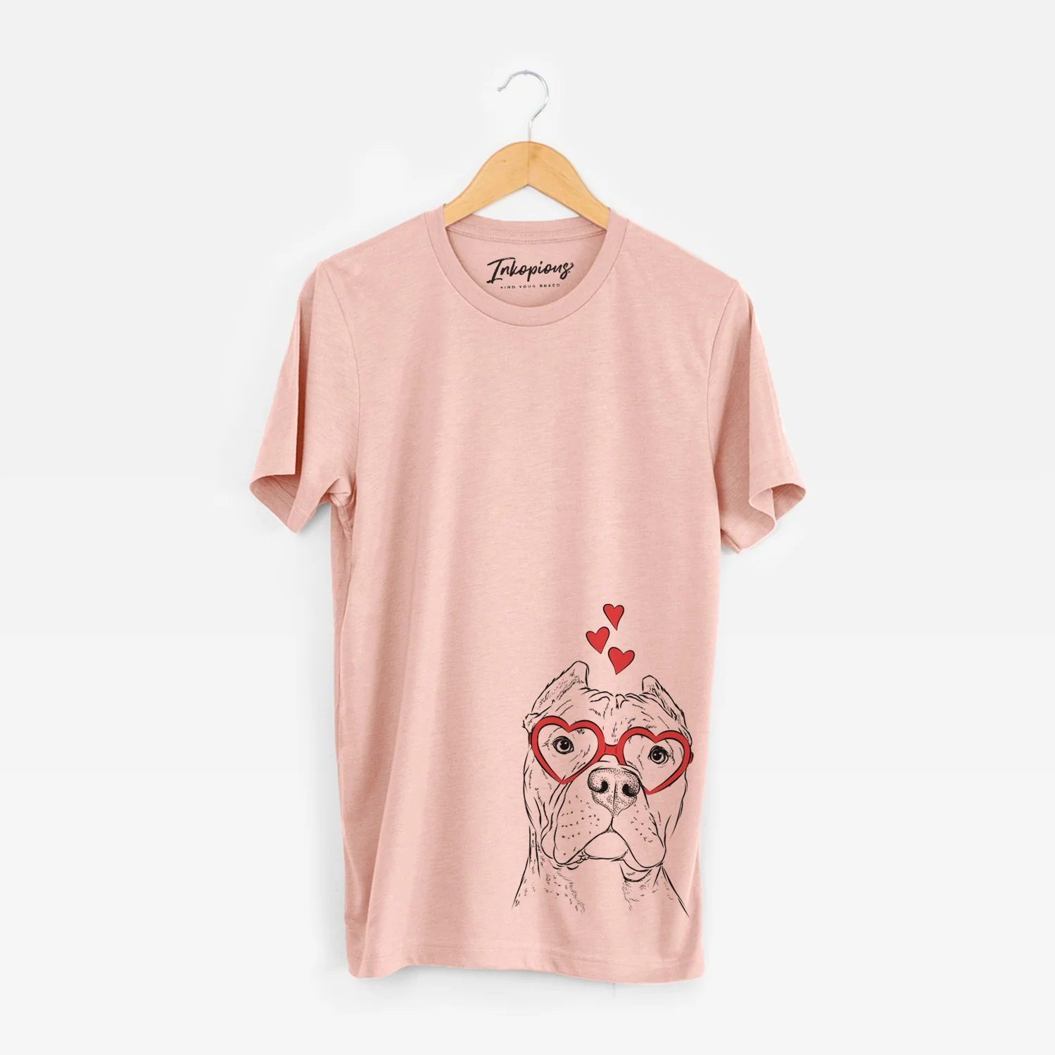Valentine Bam Bam the Pitbull - Unisex Crewneck - Image 4