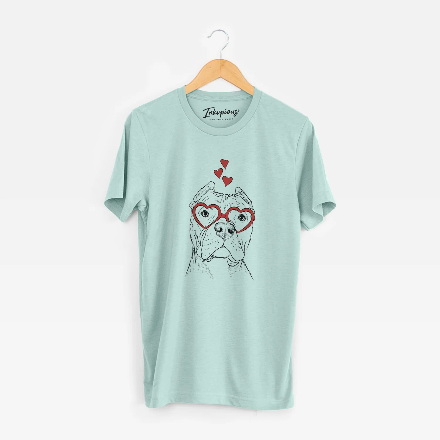 Valentine Bam Bam the Pitbull - Unisex Crewneck - Image 9