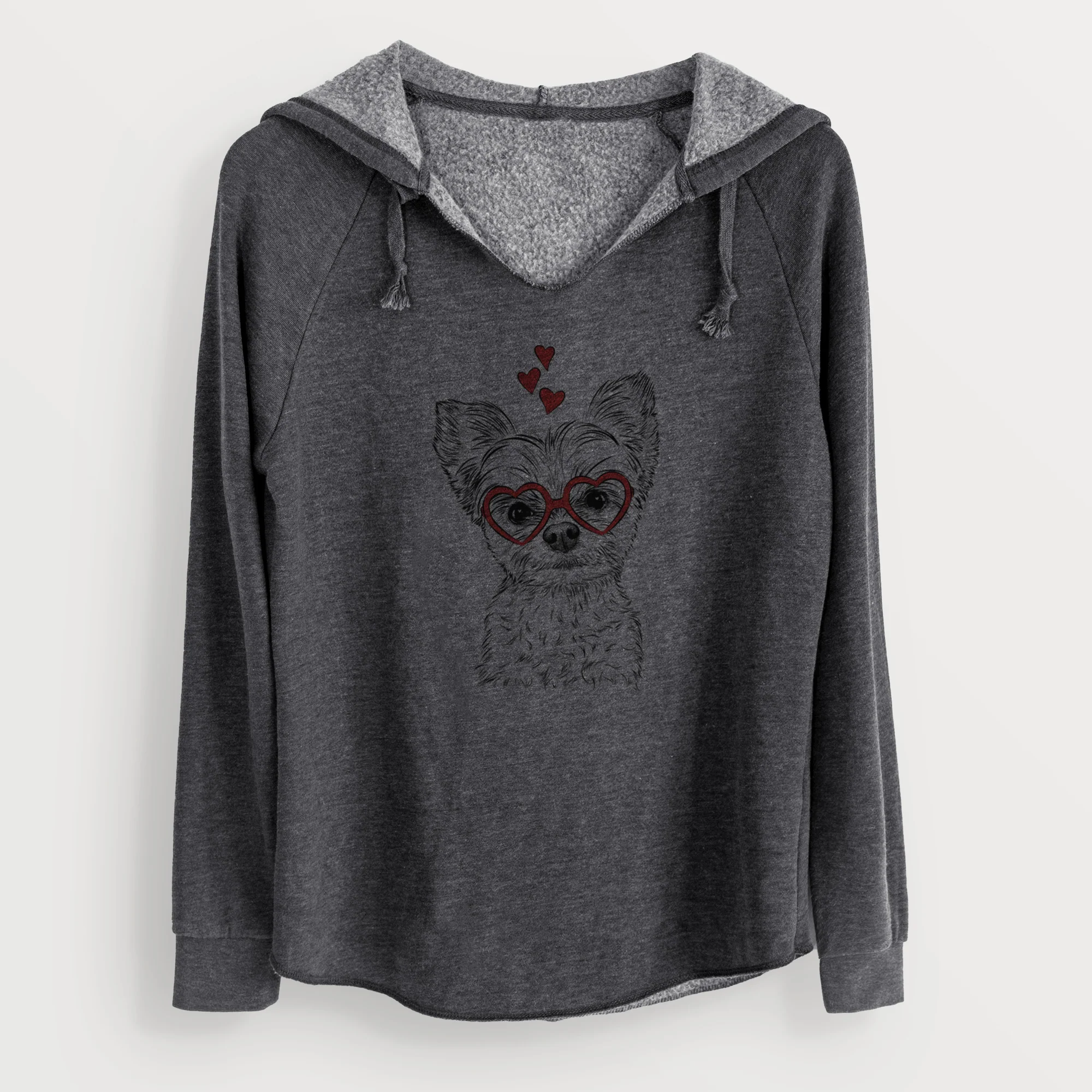 Valentine Chance the Yapper the Yorkshire Terrier - Cali Wave Hooded Sweatshirt - Image 9