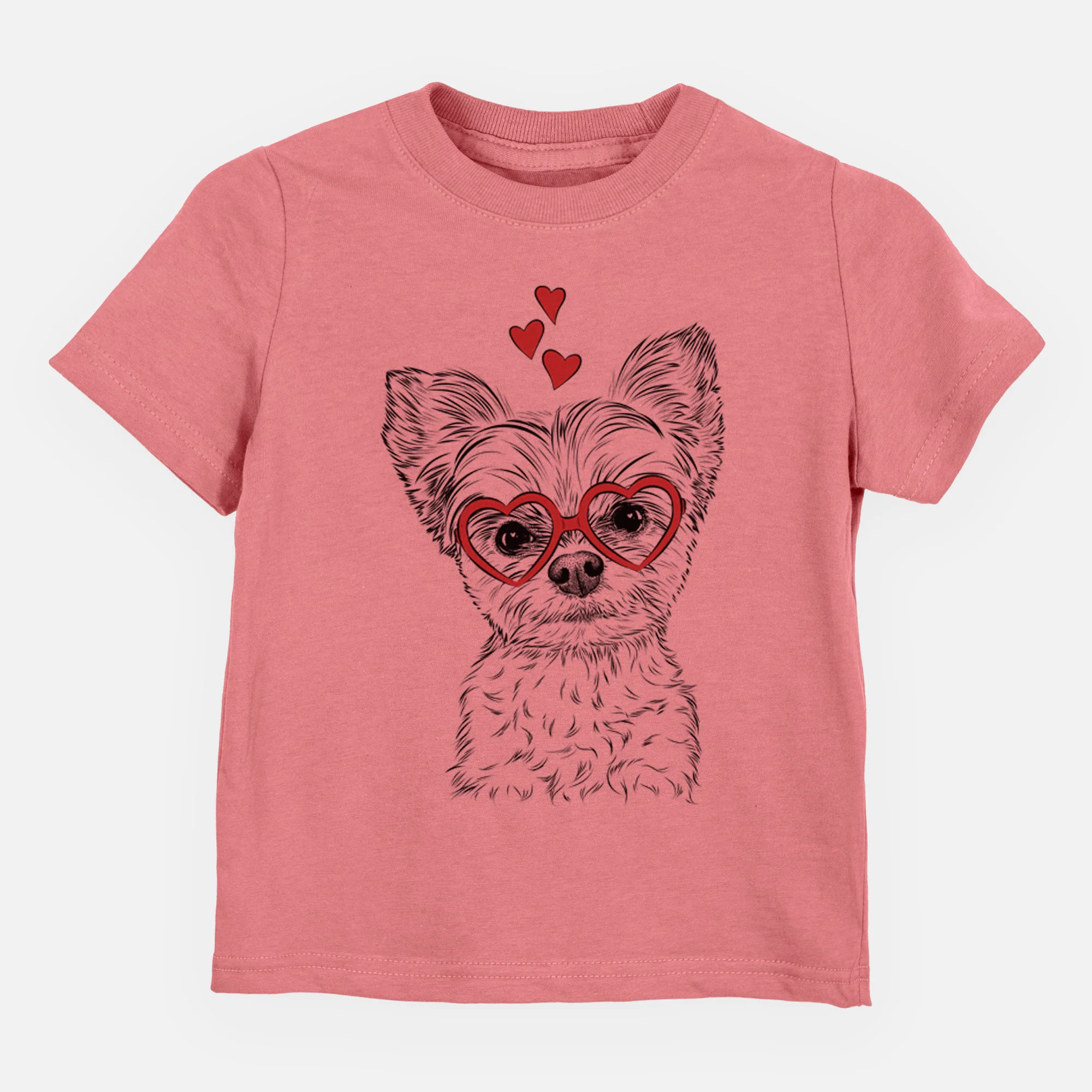 Valentine Chance the Yapper the Yorkshire Terrier - Kids/Youth/Toddler Shirt - Image 4