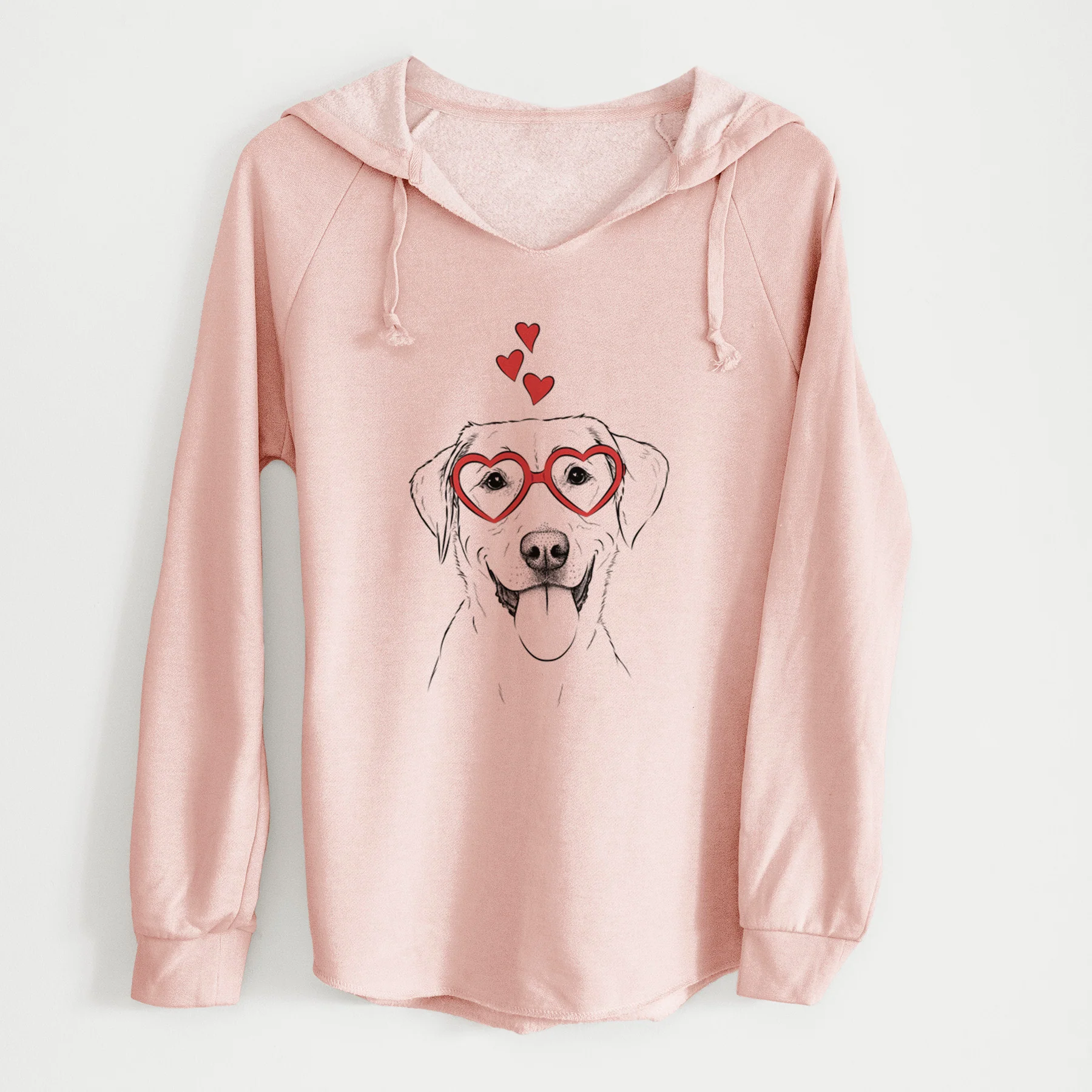 Valentine Daisy the Labrador Retriever - Cali Wave Hooded Sweatshirt - Image 4