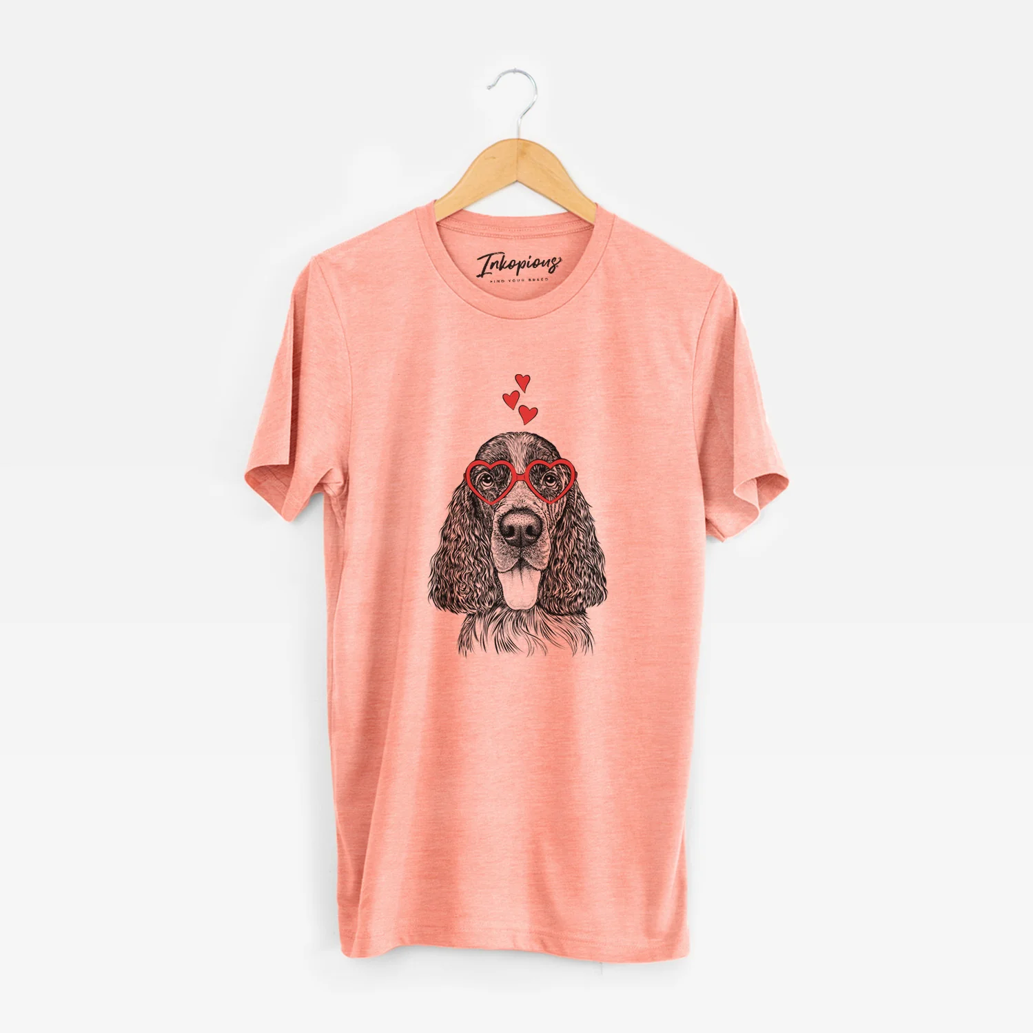 Valentine Duke the English Springer Spaniel - Unisex Crewneck - Image 7