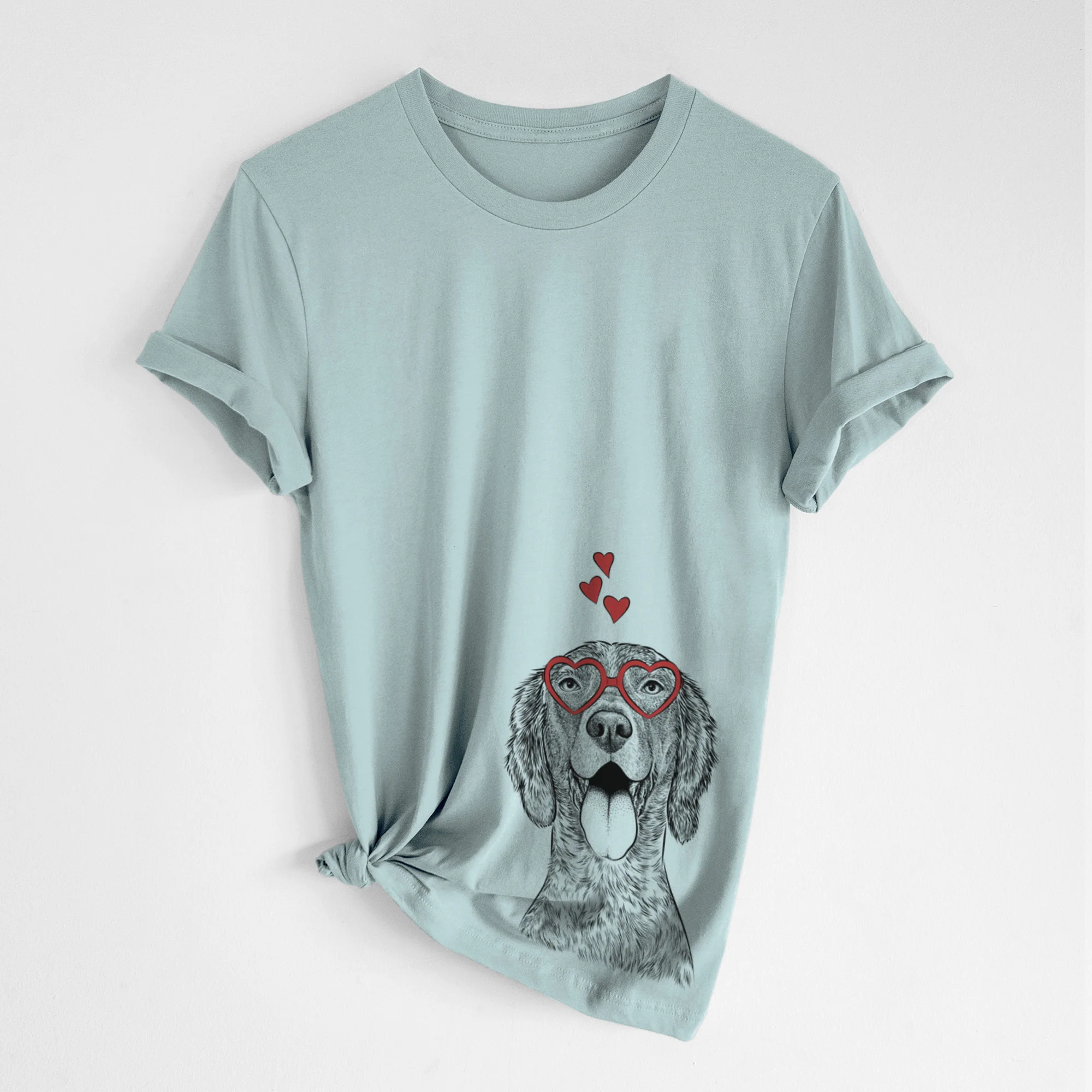 Valentine Freddy the English Setter - Unisex Crewneck - Image 5