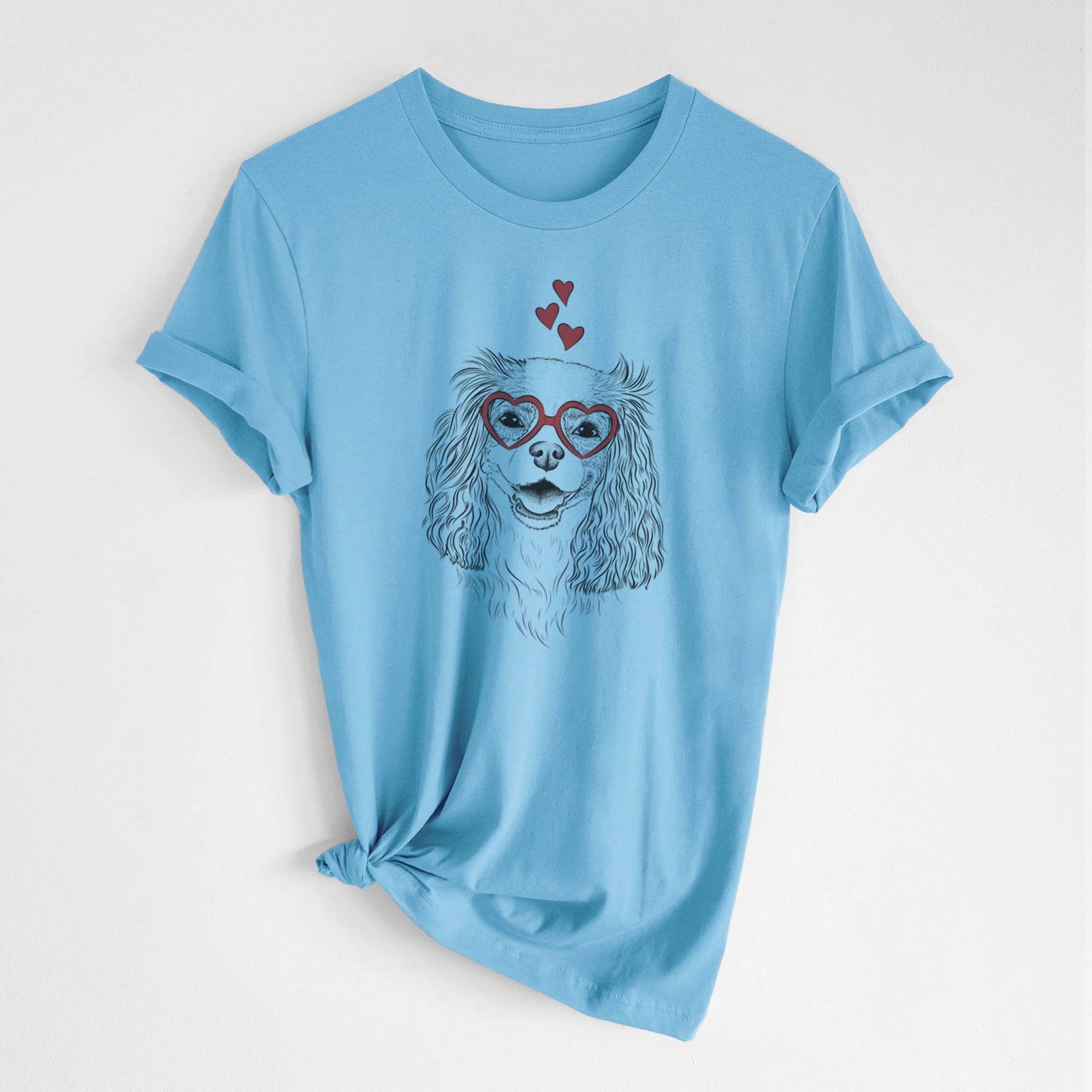 Valentine Halley Comet the Cavalier King Charles Spaniel - Unisex Crewneck - Image 8