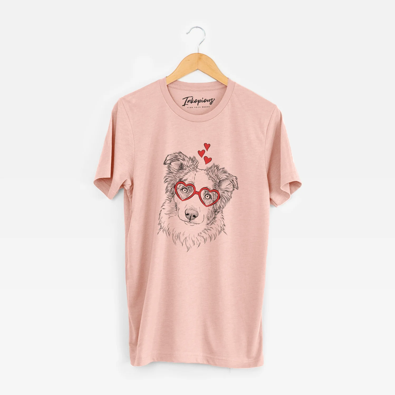 Valentine HoneyBee the Miniature Australian Shepherd - Unisex Crewneck - Image 8