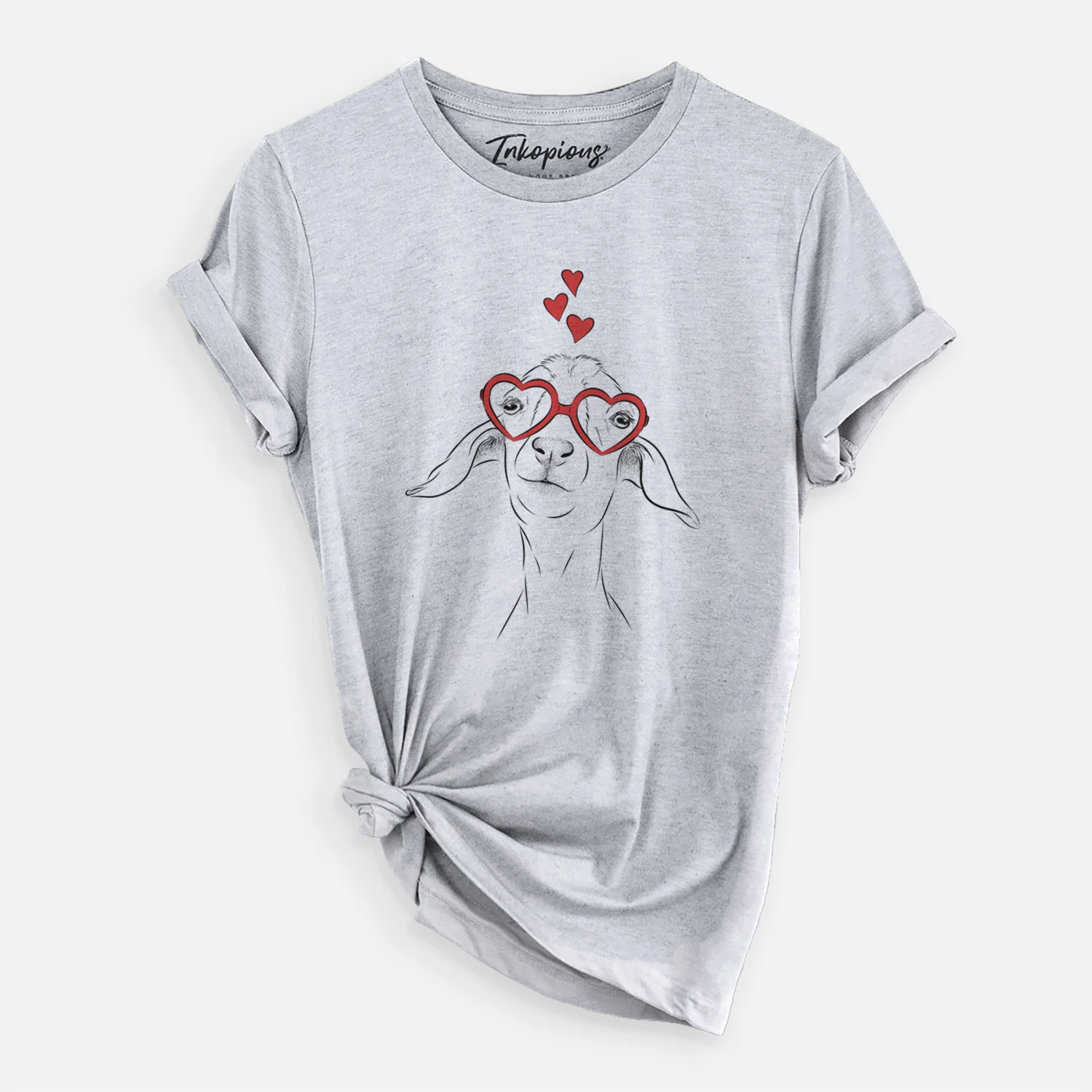 Valentine Kara Dune the Spanish Boer Goat - Unisex Crewneck - Image 6