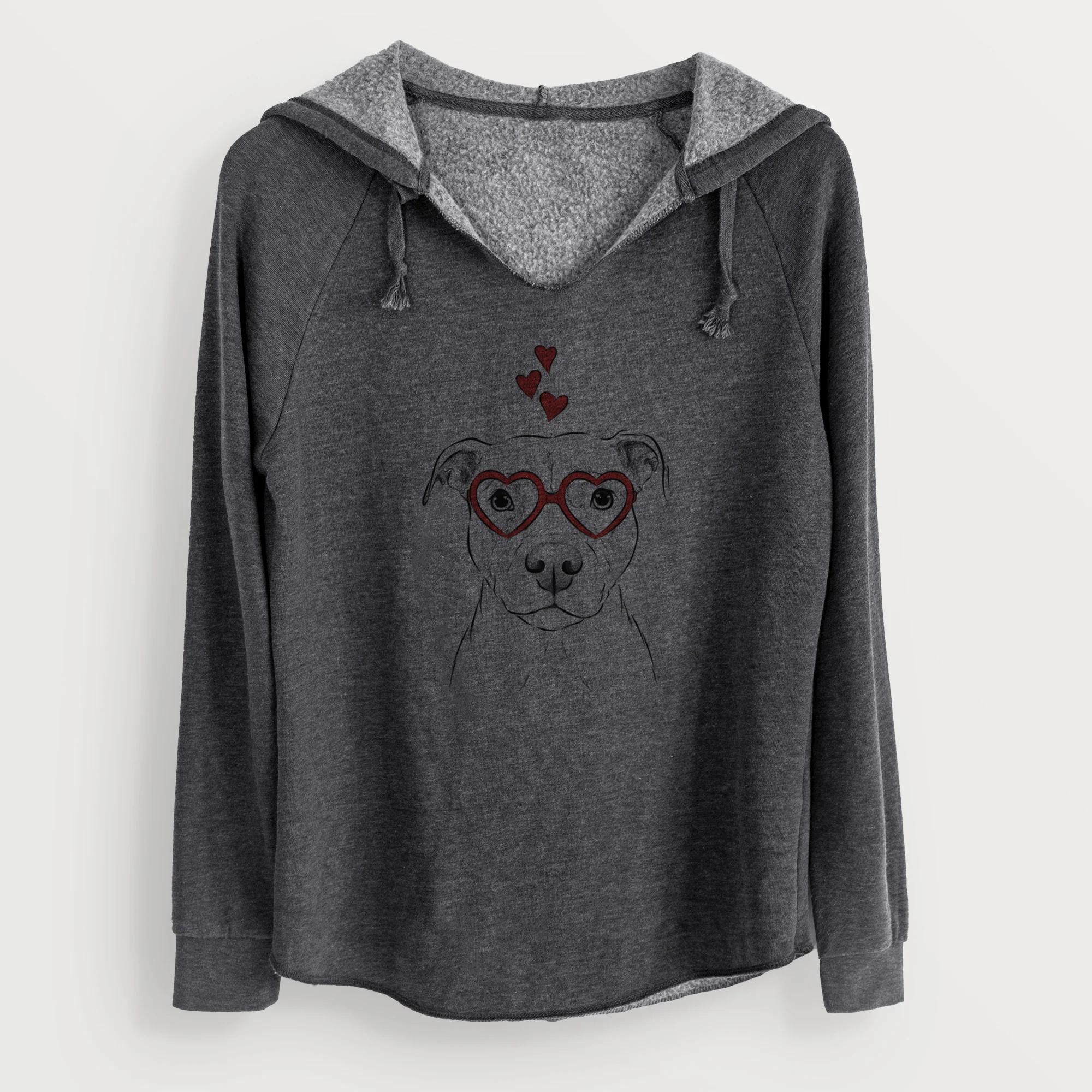 Valentine Khaleesi the Pitbull - Cali Wave Hooded Sweatshirt - Image 9