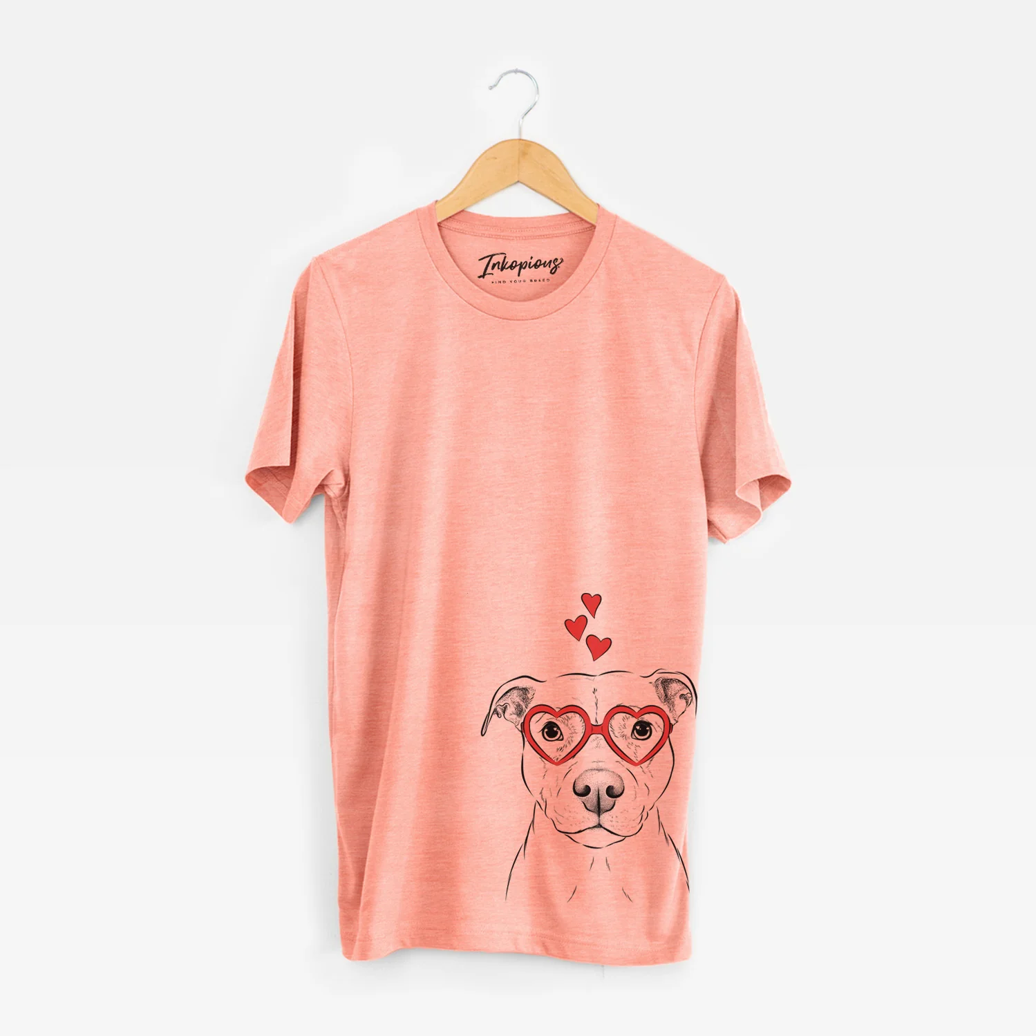 Valentine Khaleesi the Pitbull - Unisex Crewneck - Image 3