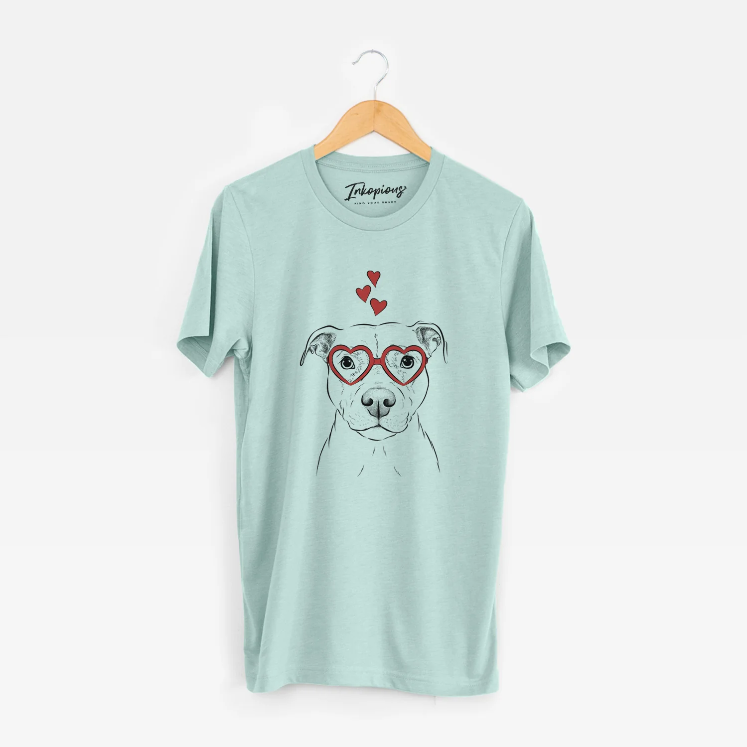 Valentine Khaleesi the Pitbull - Unisex Crewneck - Image 9