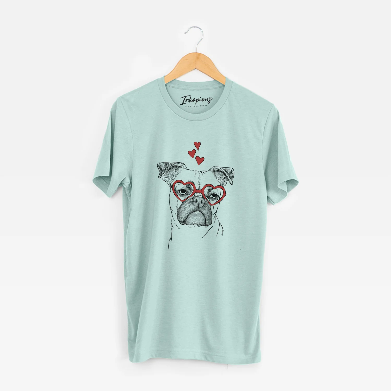 Valentine Mack the Bugg (Boston Terrier/Pug) - Unisex Crewneck - Image 9