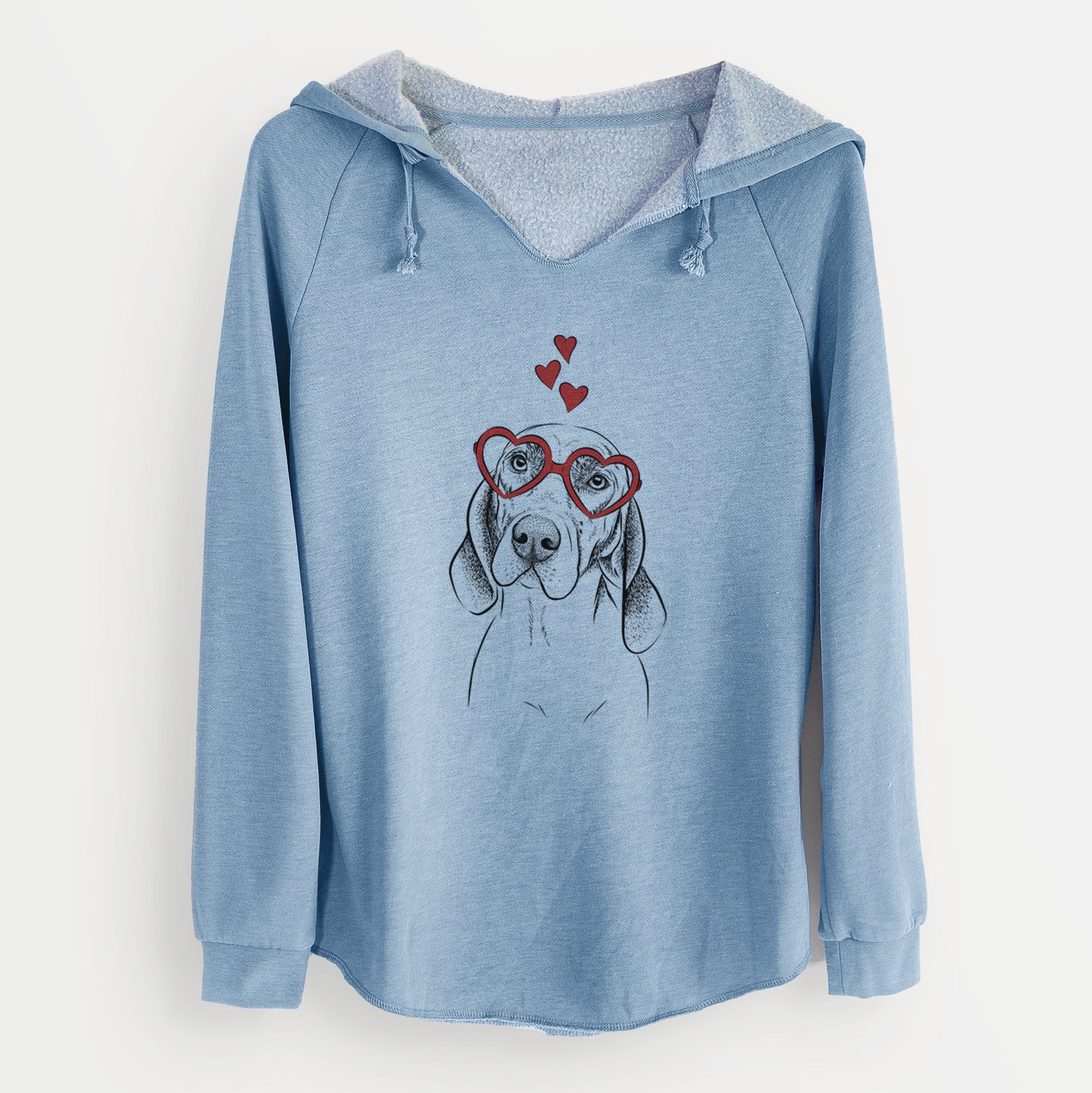 Valentine Norman the Plott Hound - Cali Wave Hooded Sweatshirt - Image 7
