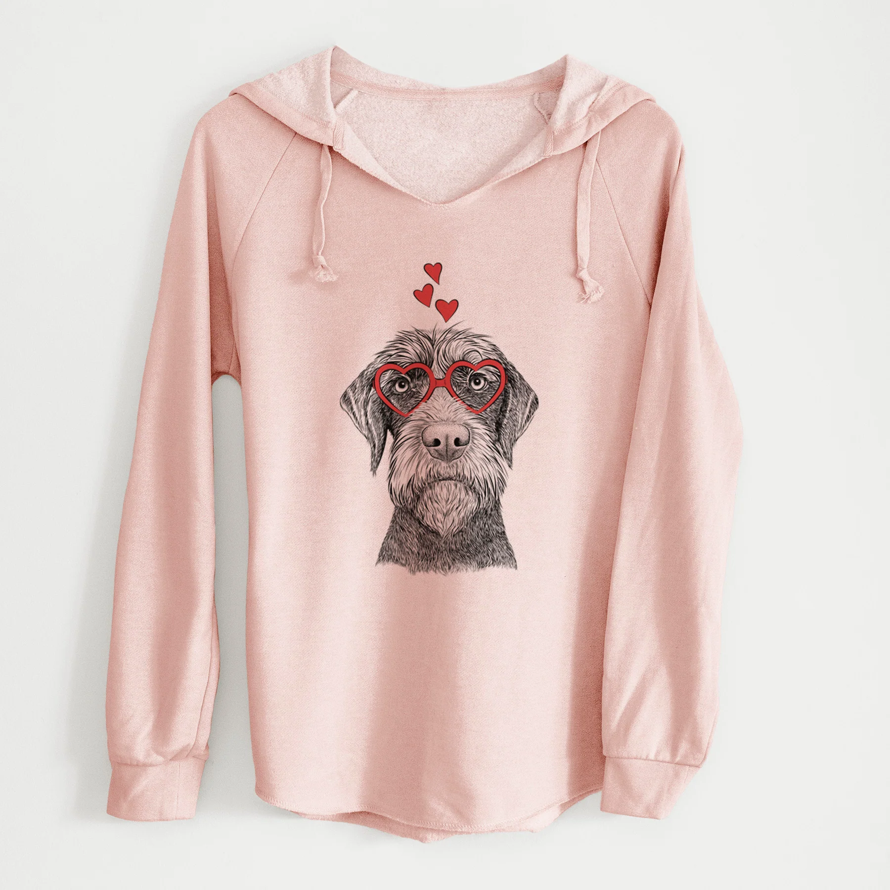 Valentine Oakley the Pudelpointer - Cali Wave Hooded Sweatshirt - Image 4
