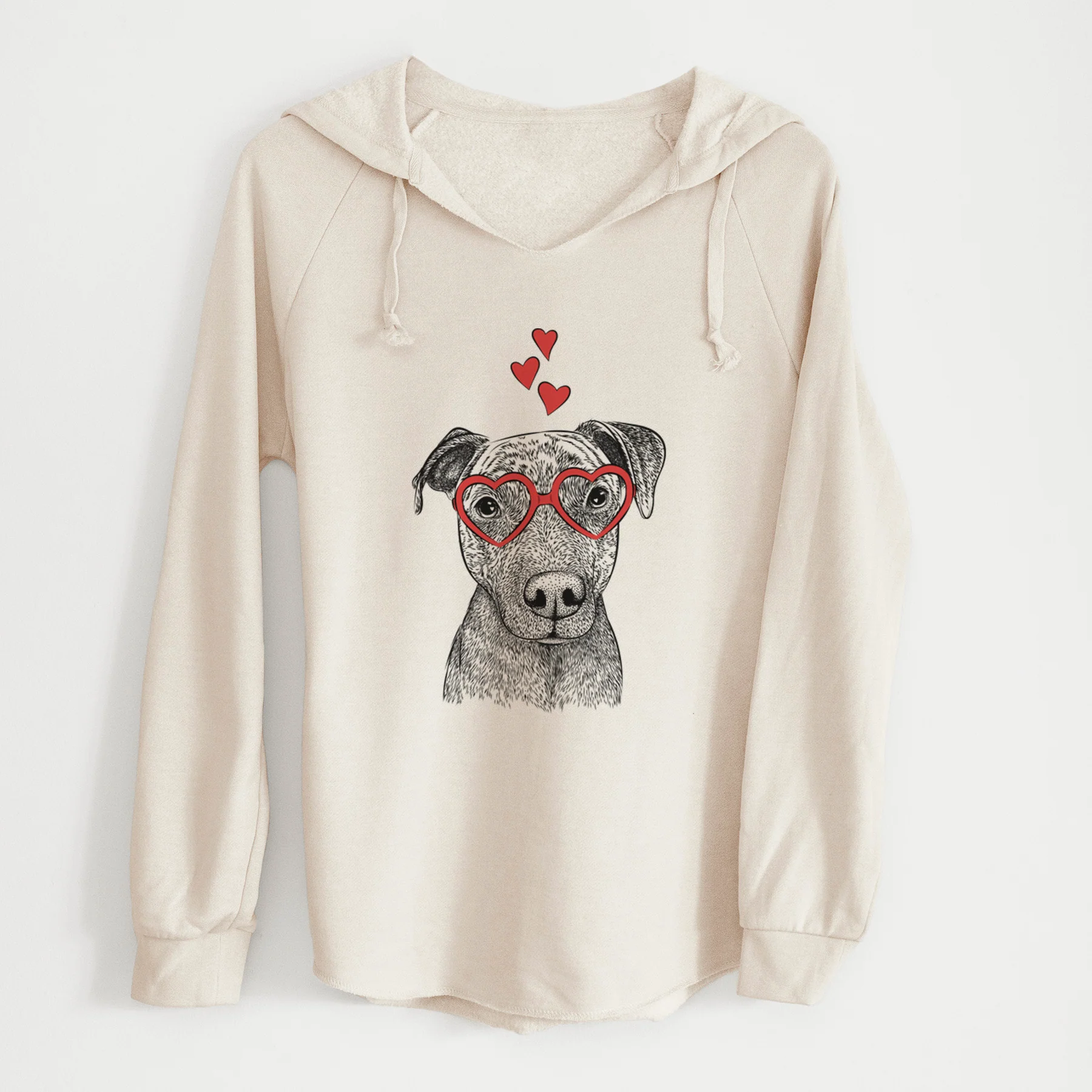 Valentine Reeses the Pitbull - Cali Wave Hooded Sweatshirt - Image 8