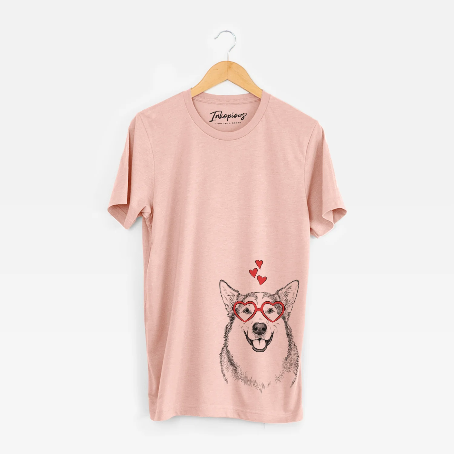 Valentine Vader the Alaskan Malamute - Unisex Crewneck - Image 4