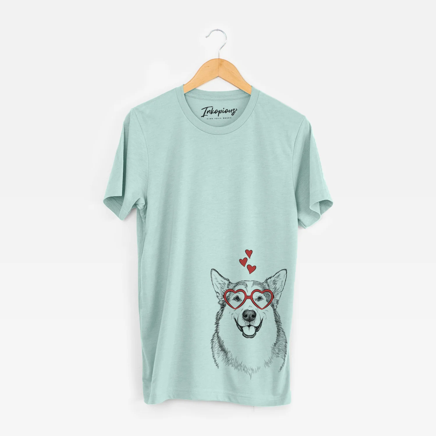 Valentine Vader the Alaskan Malamute - Unisex Crewneck - Image 5