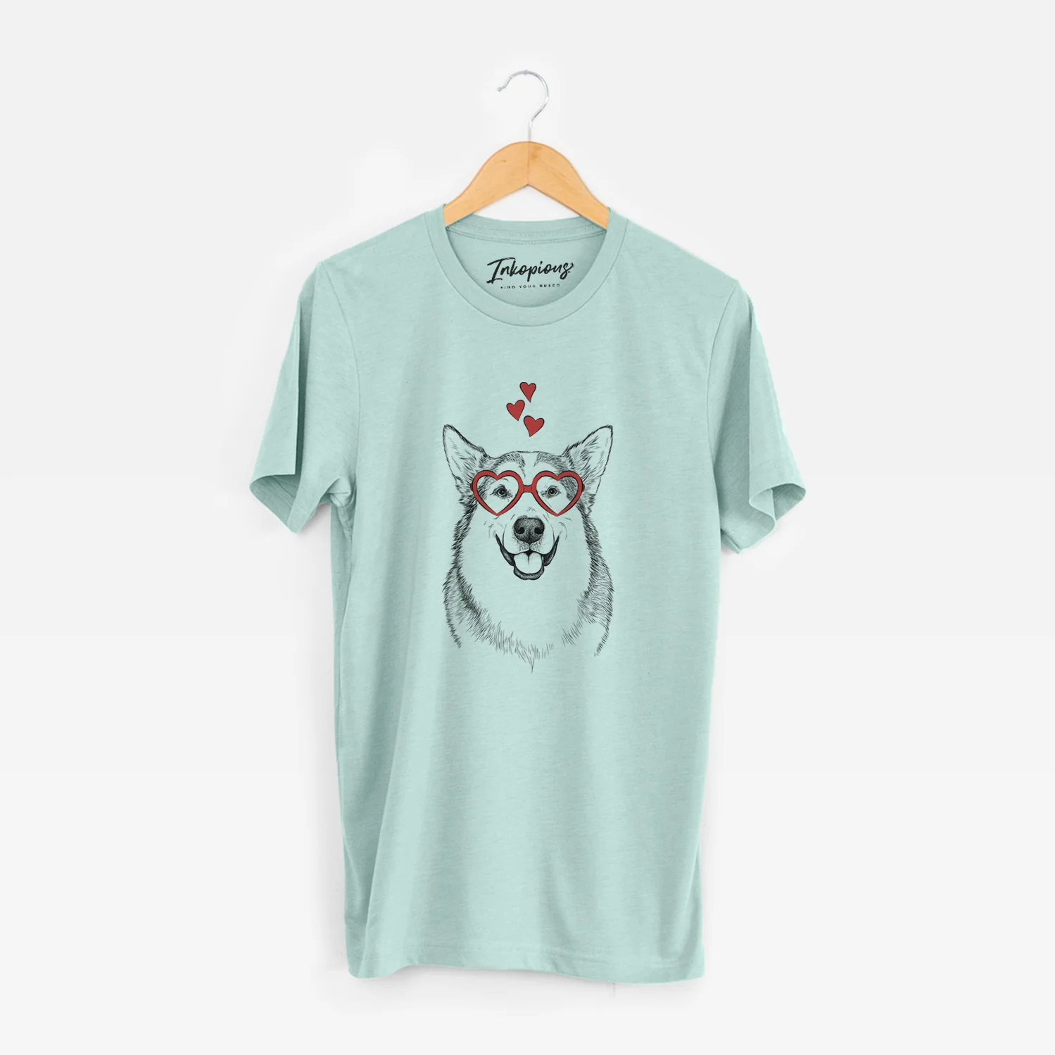 Valentine Vader the Alaskan Malamute - Unisex Crewneck - Image 9
