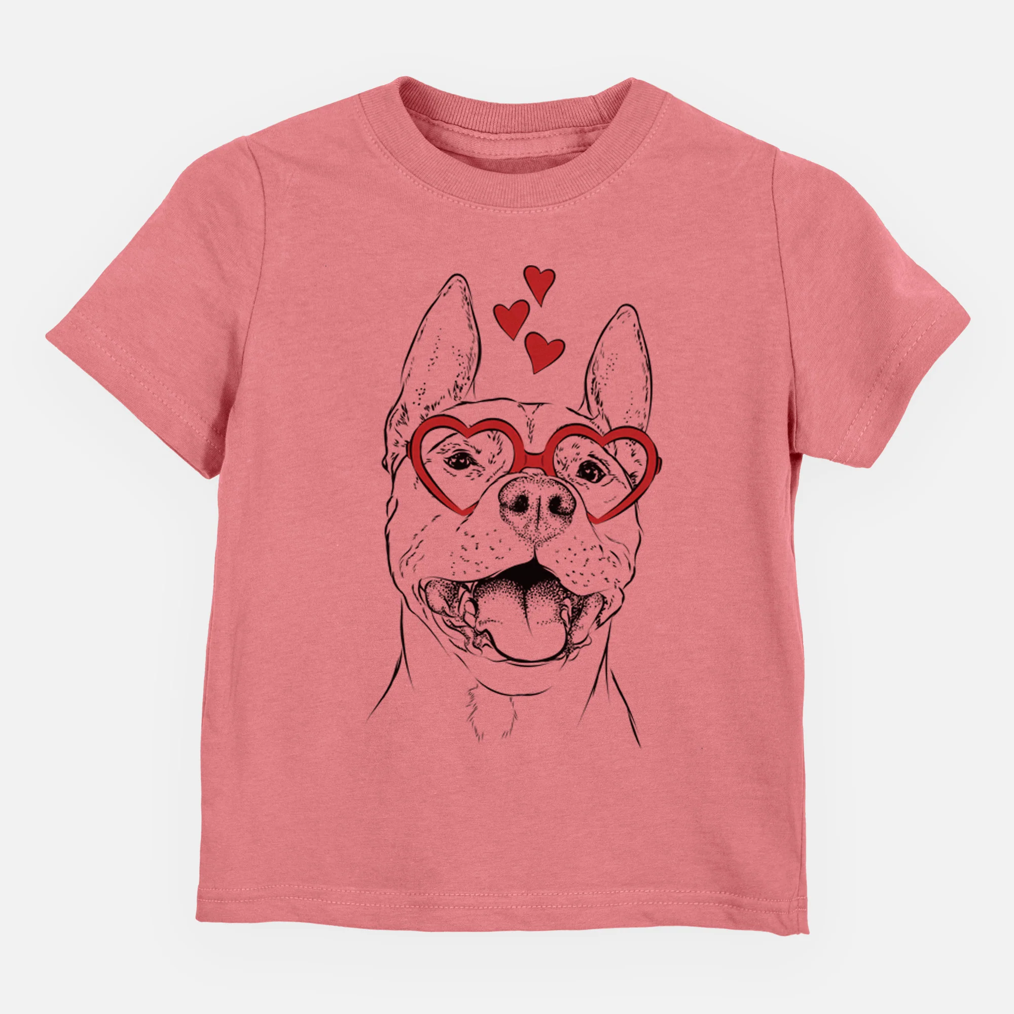 Valentine Wally the Pitbull - Kids/Youth/Toddler Shirt - Image 4