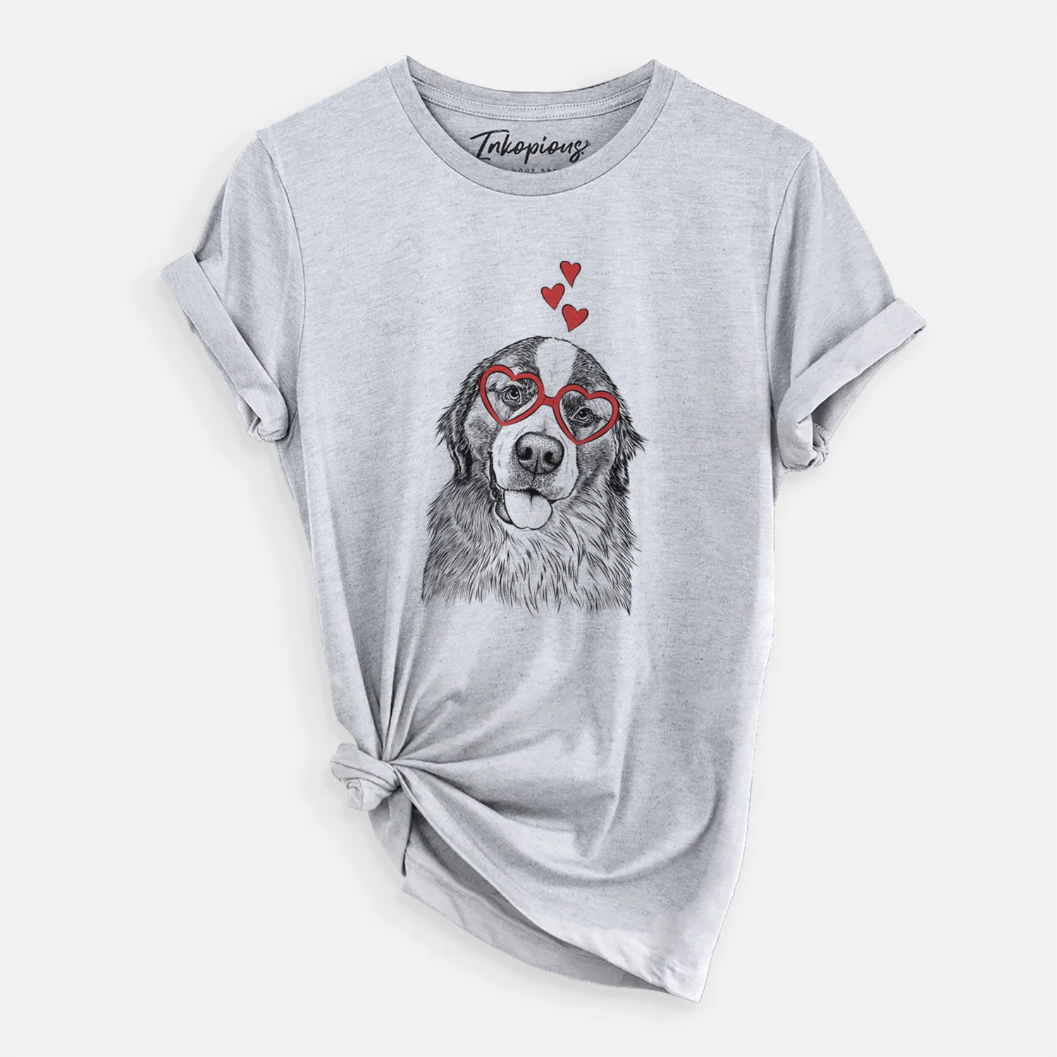Valentine Walter the Bernese Mountain Dog Mix - Unisex Crewneck - Image 6