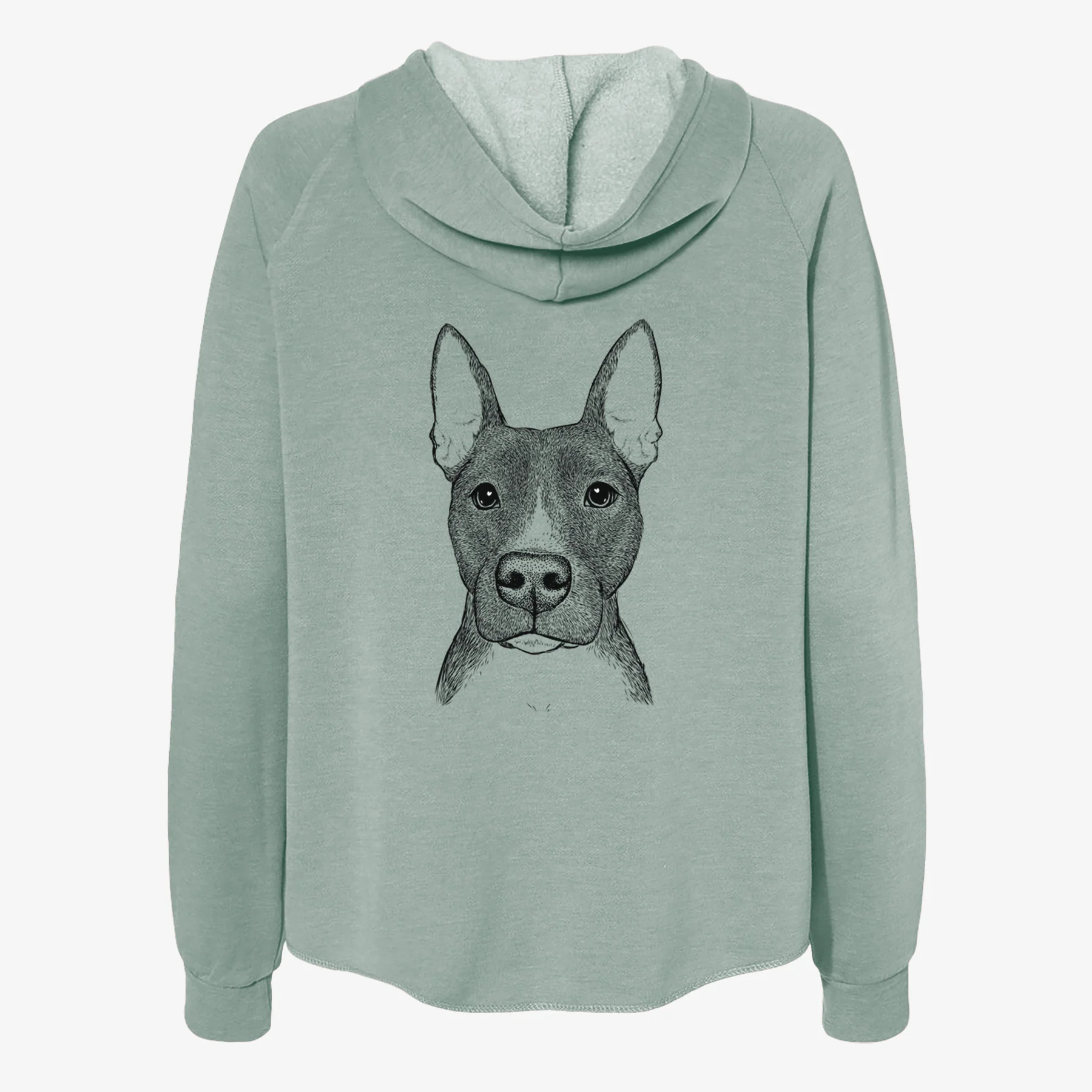 Violet the Pitbull - Women's Cali Wave Zip-Up Sweatshirt - Image 4