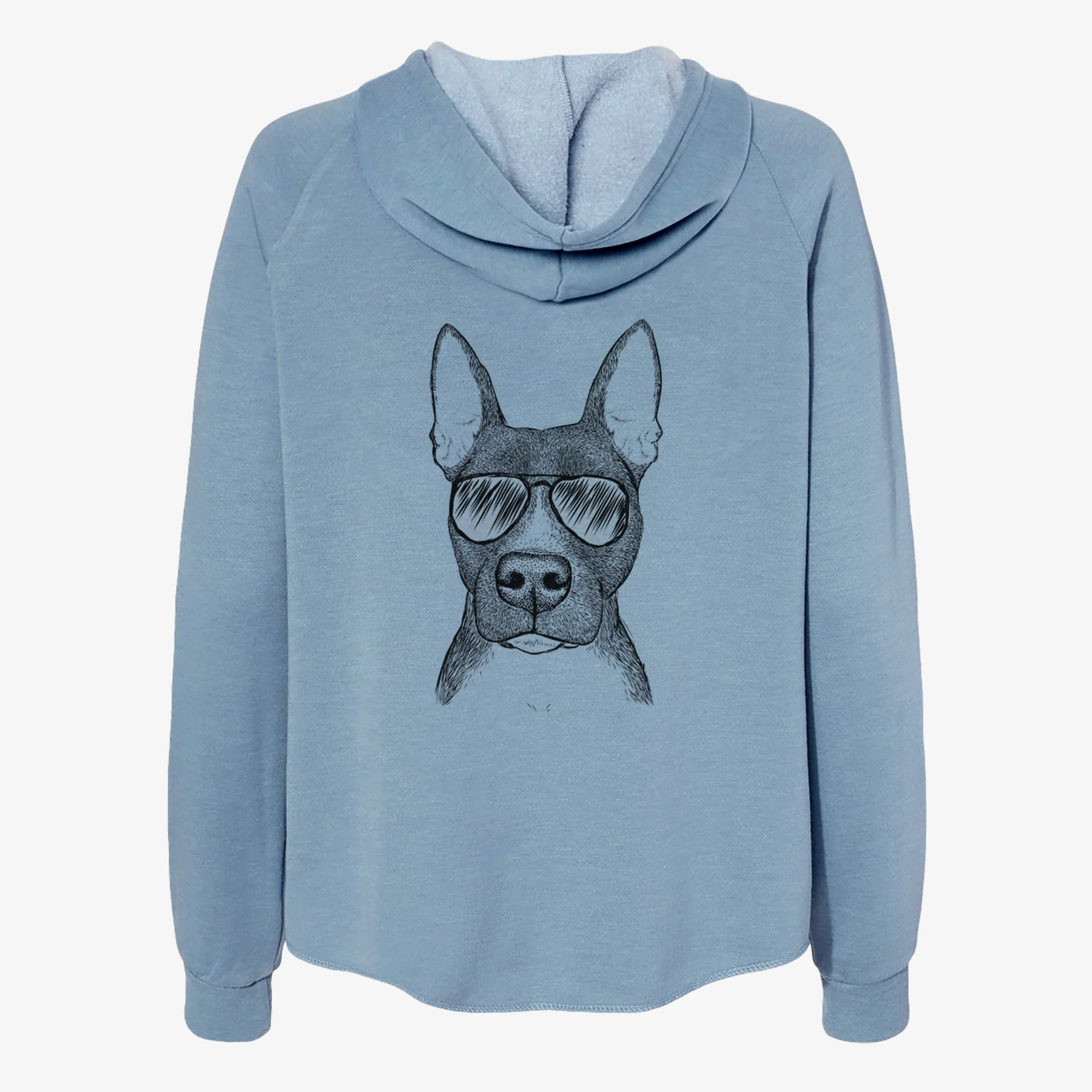 Violet the Pitbull - Women's Cali Wave Zip-Up Sweatshirt - Image 9