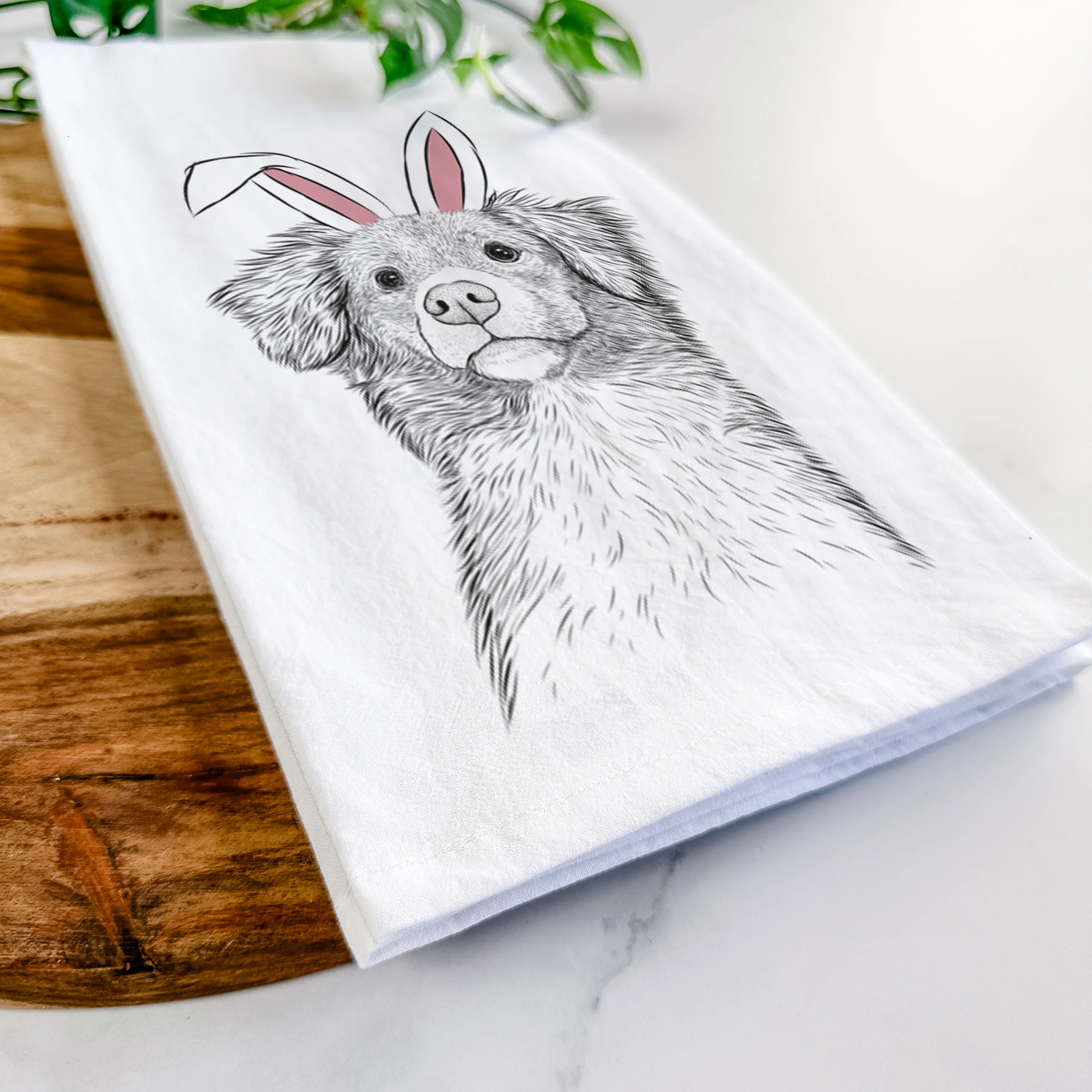 Vixen the Nova Scotia Duck Tolling Retriever Tea Towel - Image 14