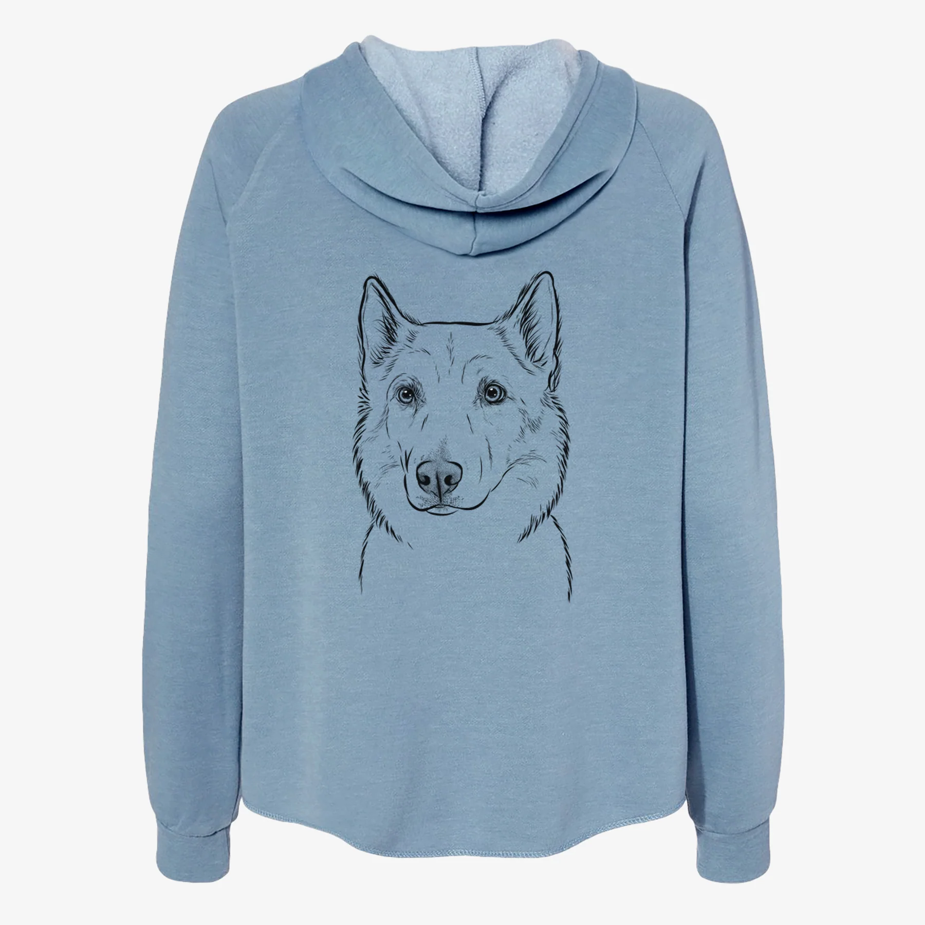 Vox the Siberian Husky - Women's Cali Wave Zip-Up Sweatshirt - Image 6
