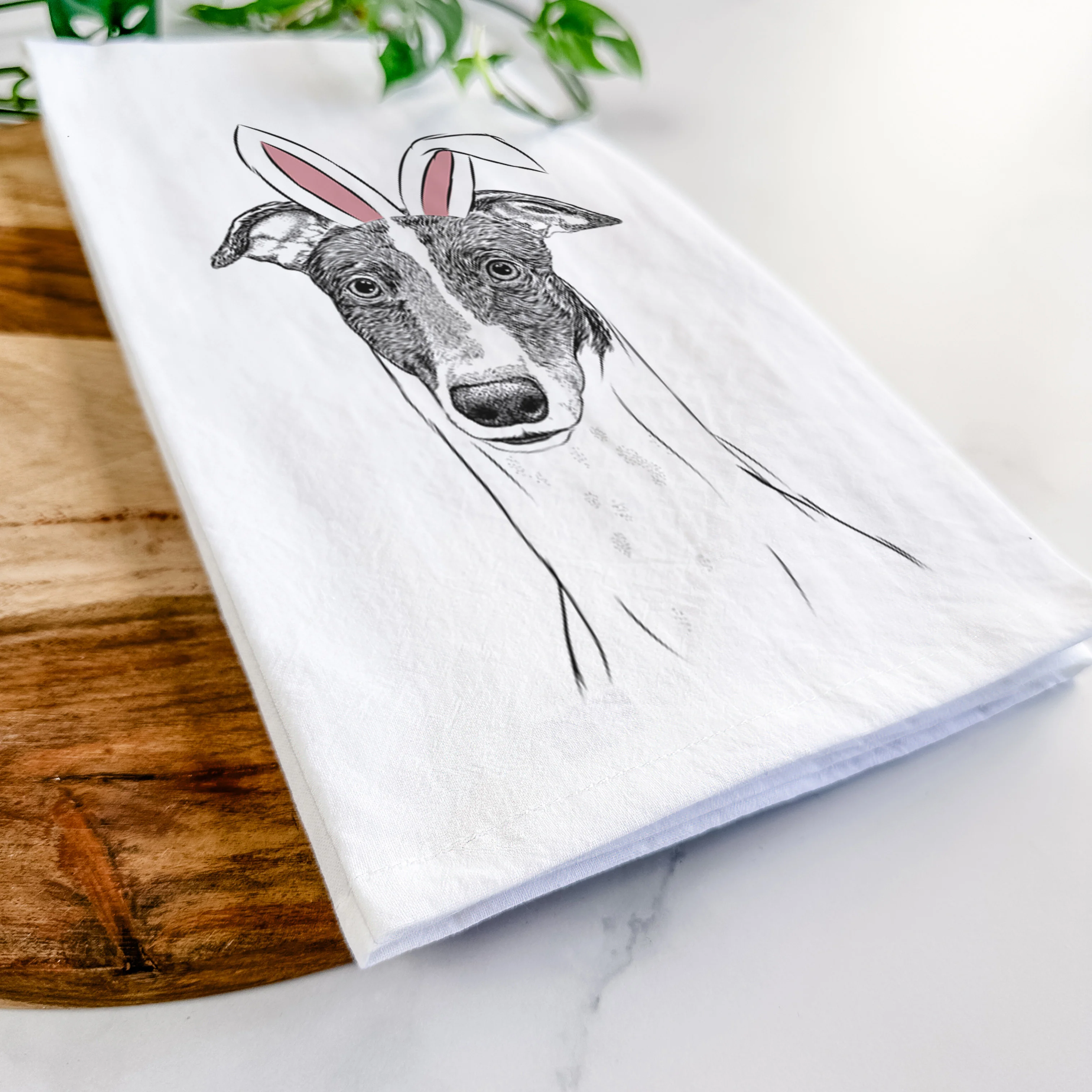 Vyncent the Greyhound Tea Towel - Image 14