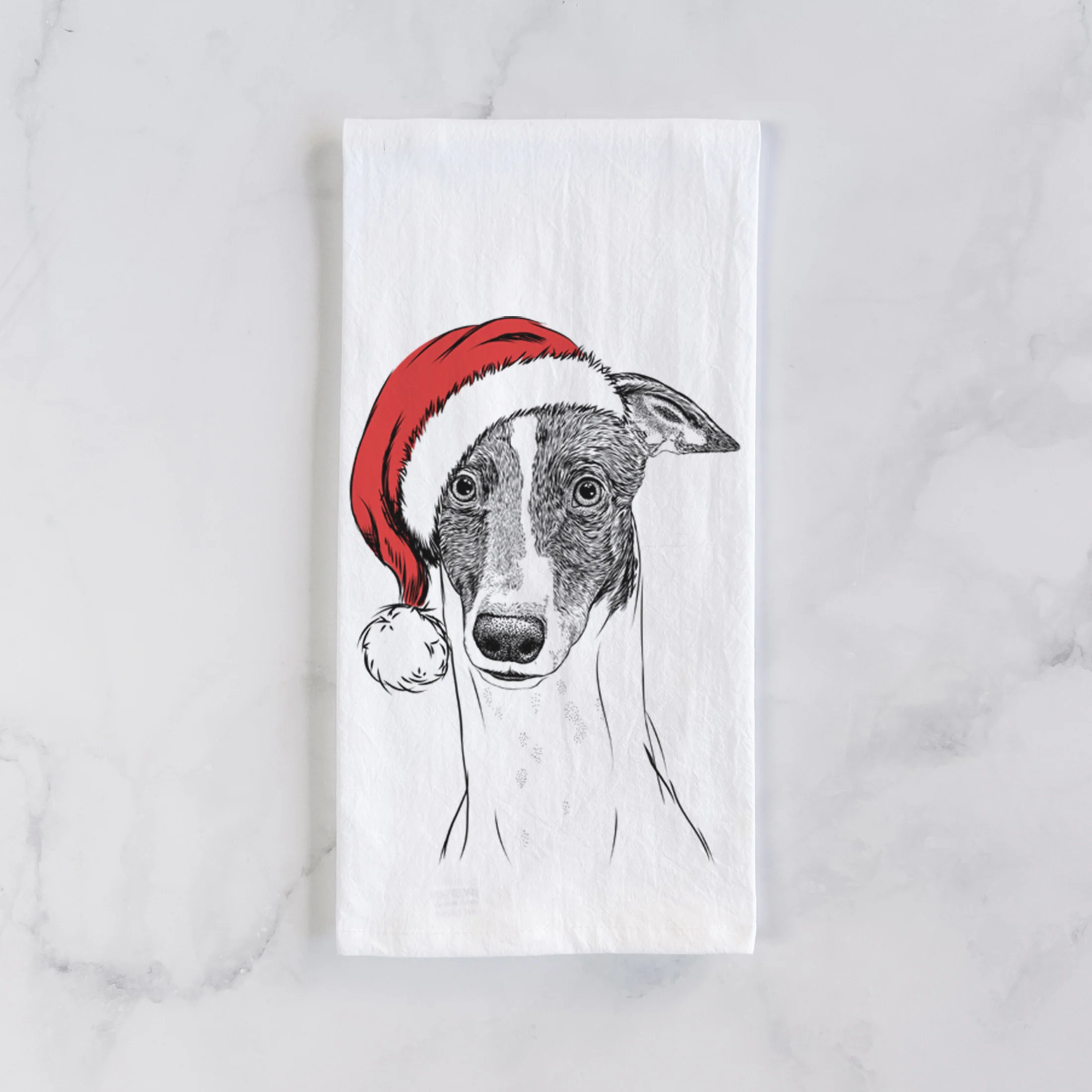 Vyncent the Greyhound Tea Towel - Image 2