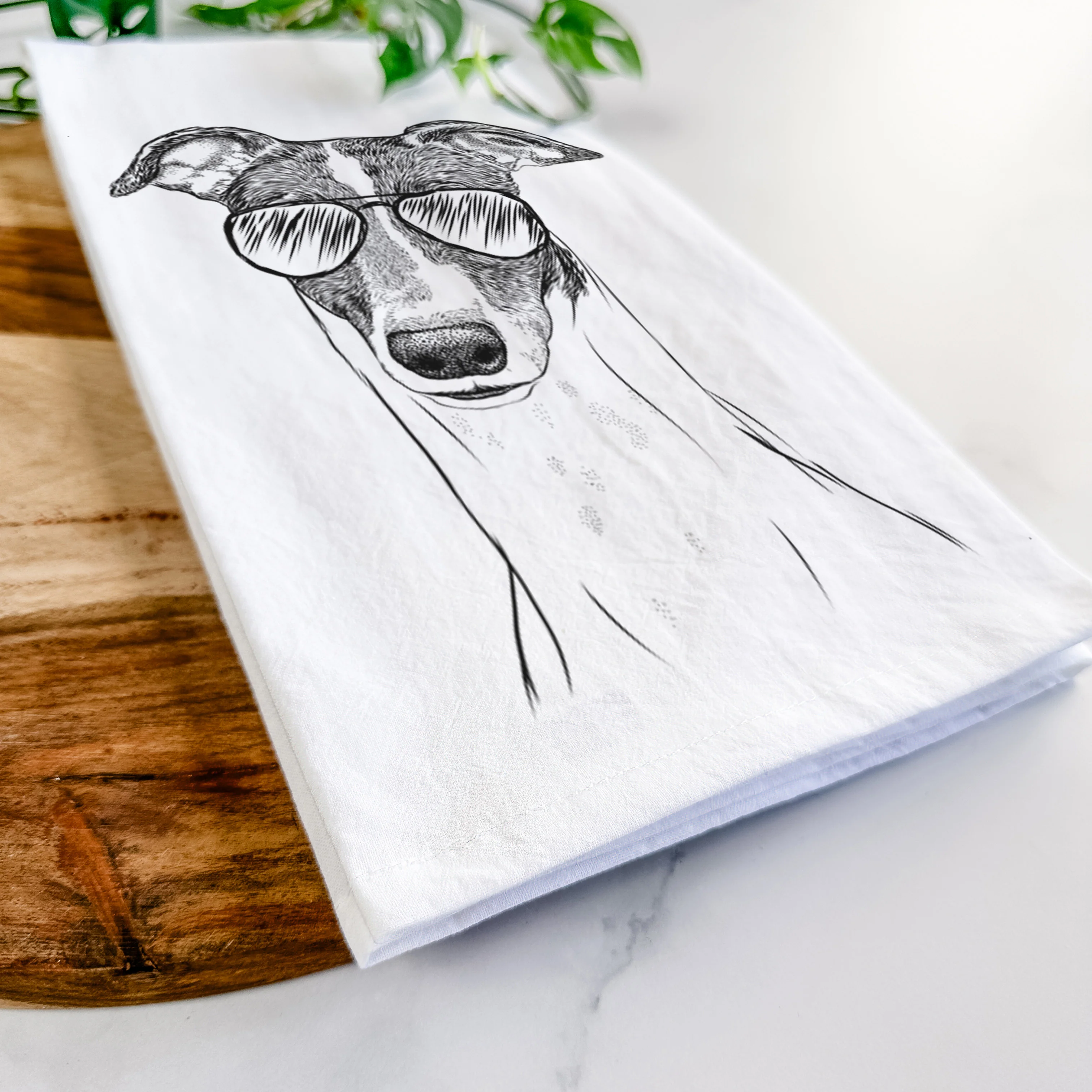 Vyncent the Greyhound Tea Towel - Image 6