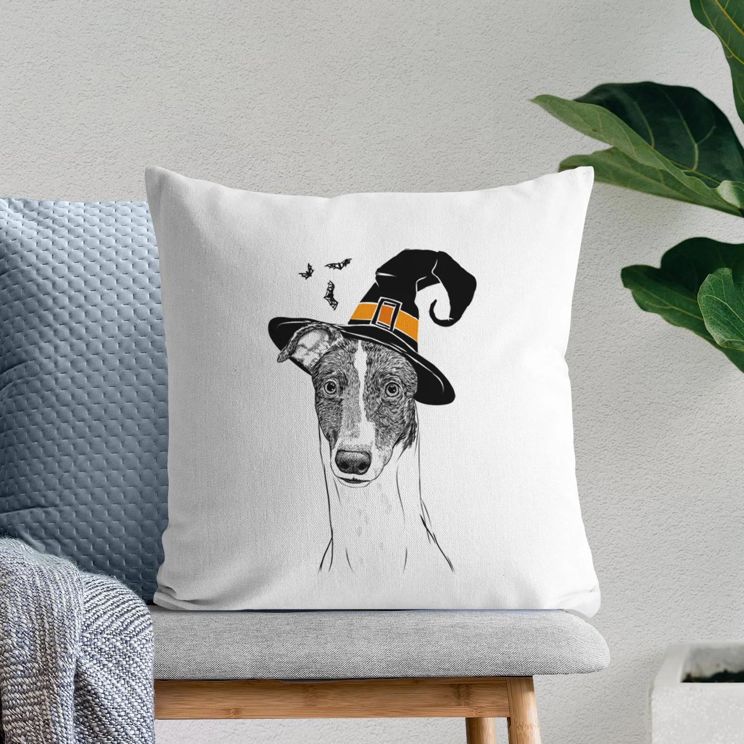 Vyncent the Greyhound - Throw Pillow Cover - Image 8