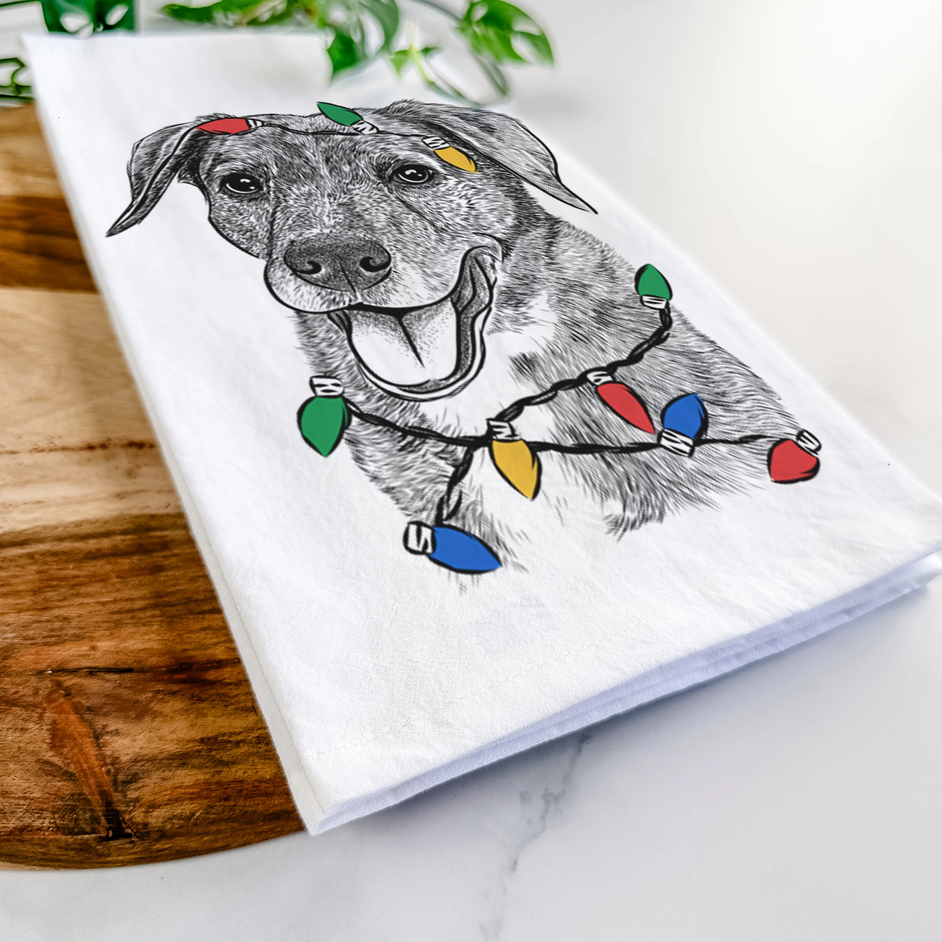 Wally the Mixed Breed Tea Towel - Image 10
