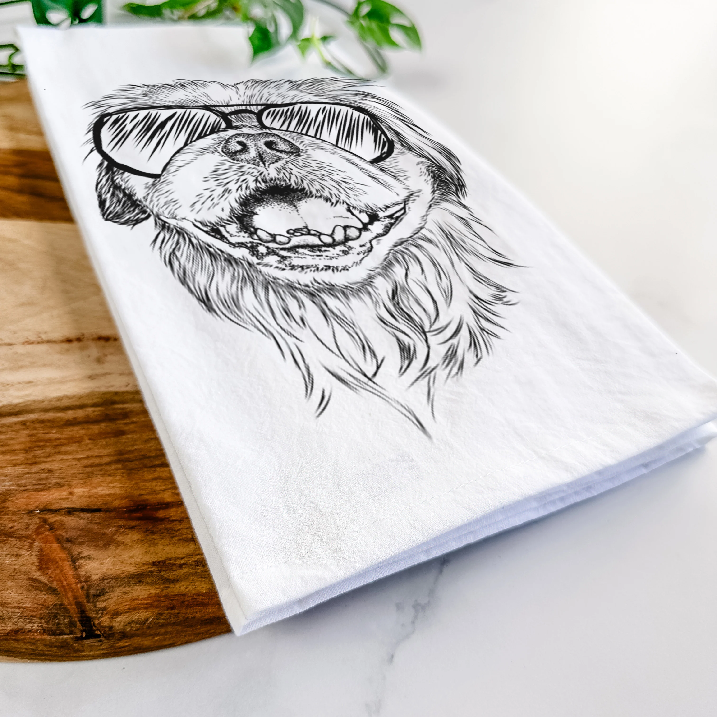 Wally the Pekingese Tea Towel - Image 5