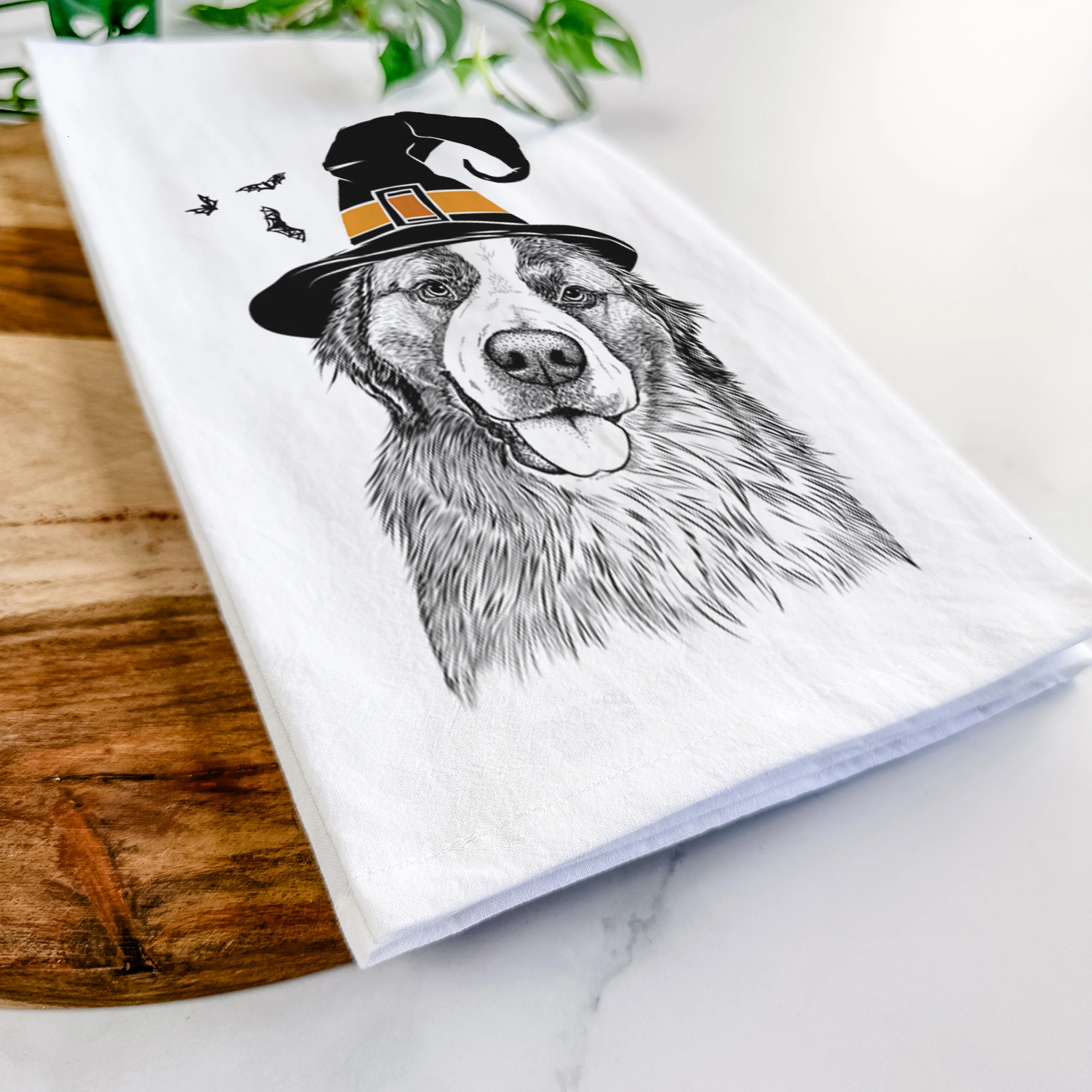 Walter the Bernese Mountain Dog Mix Tea Towel - Image 8