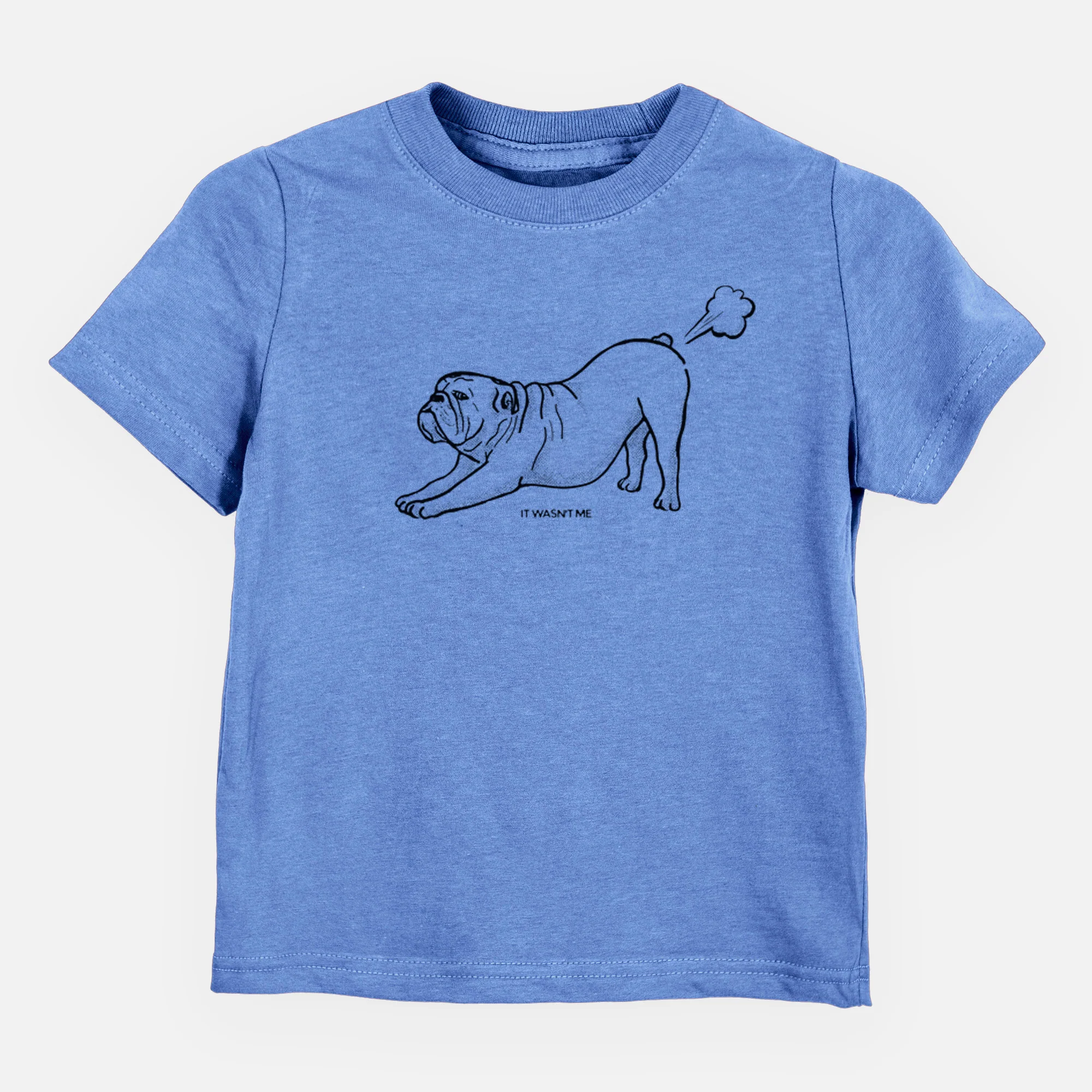 It Wasn't Me — English Bulldog - Kids/Youth/Toddler Shirt - Image 3