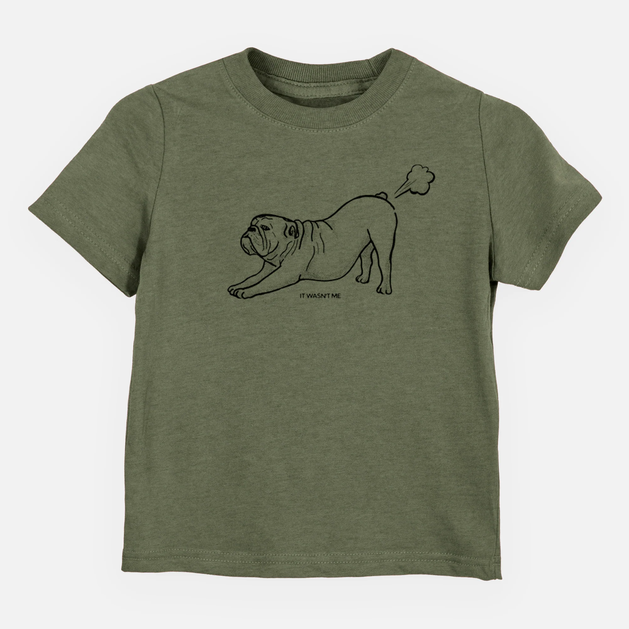 It Wasn't Me — English Bulldog - Kids/Youth/Toddler Shirt - Image 4