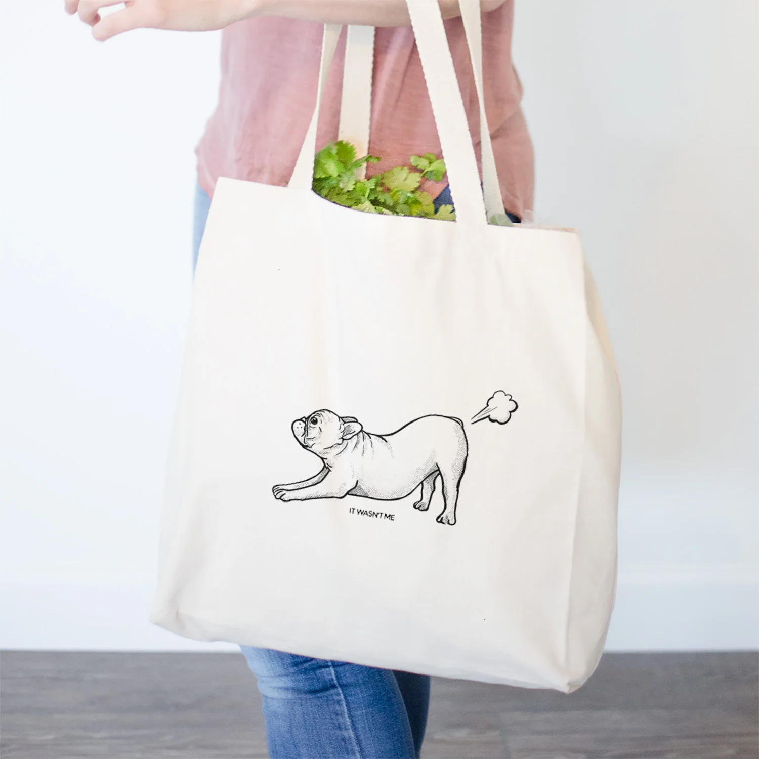 It Wasn't Me — French Bulldog- Tote Bag
