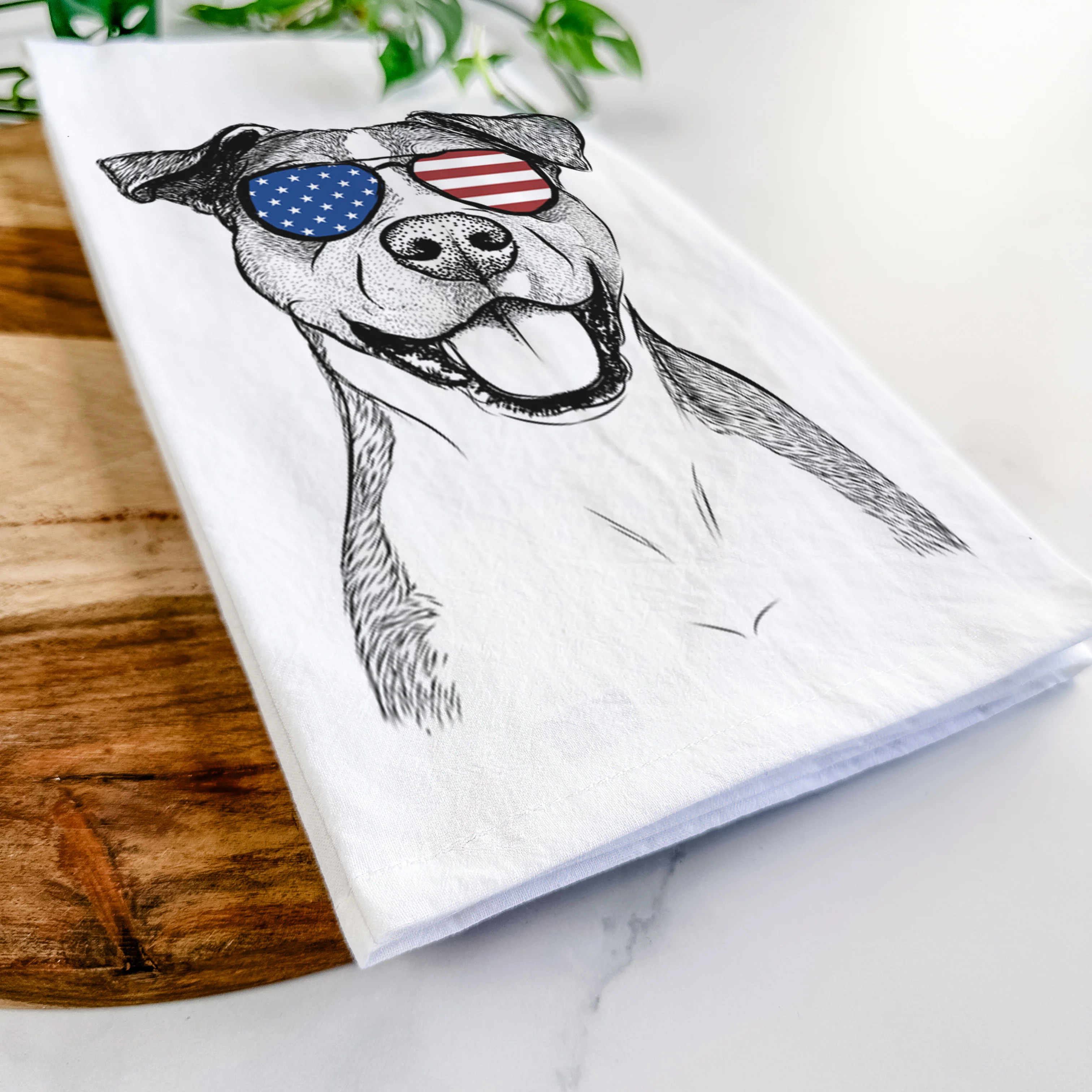 Wendy the Mixed Breed Tea Towel - Image 12