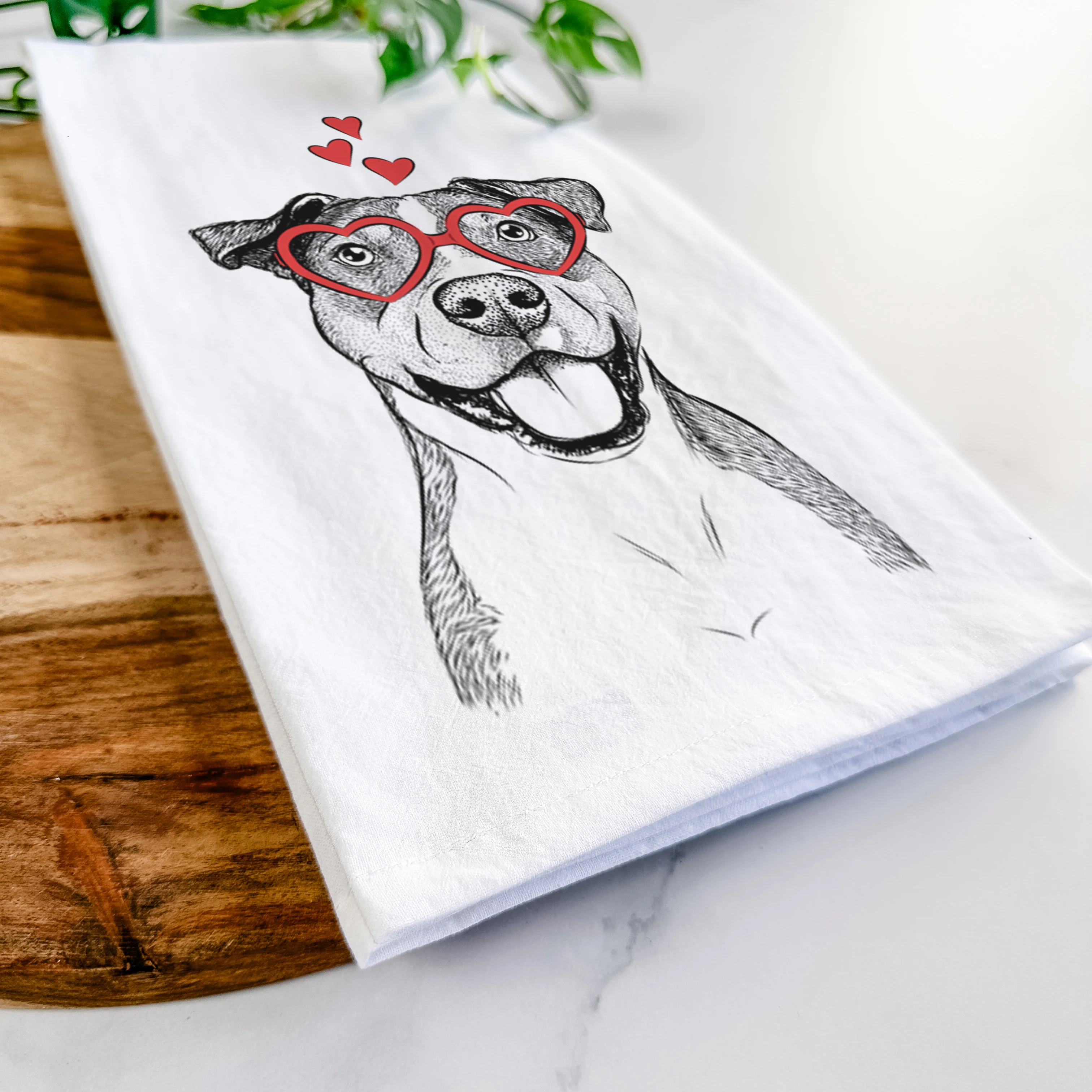 Wendy the Mixed Breed Tea Towel - Image 7