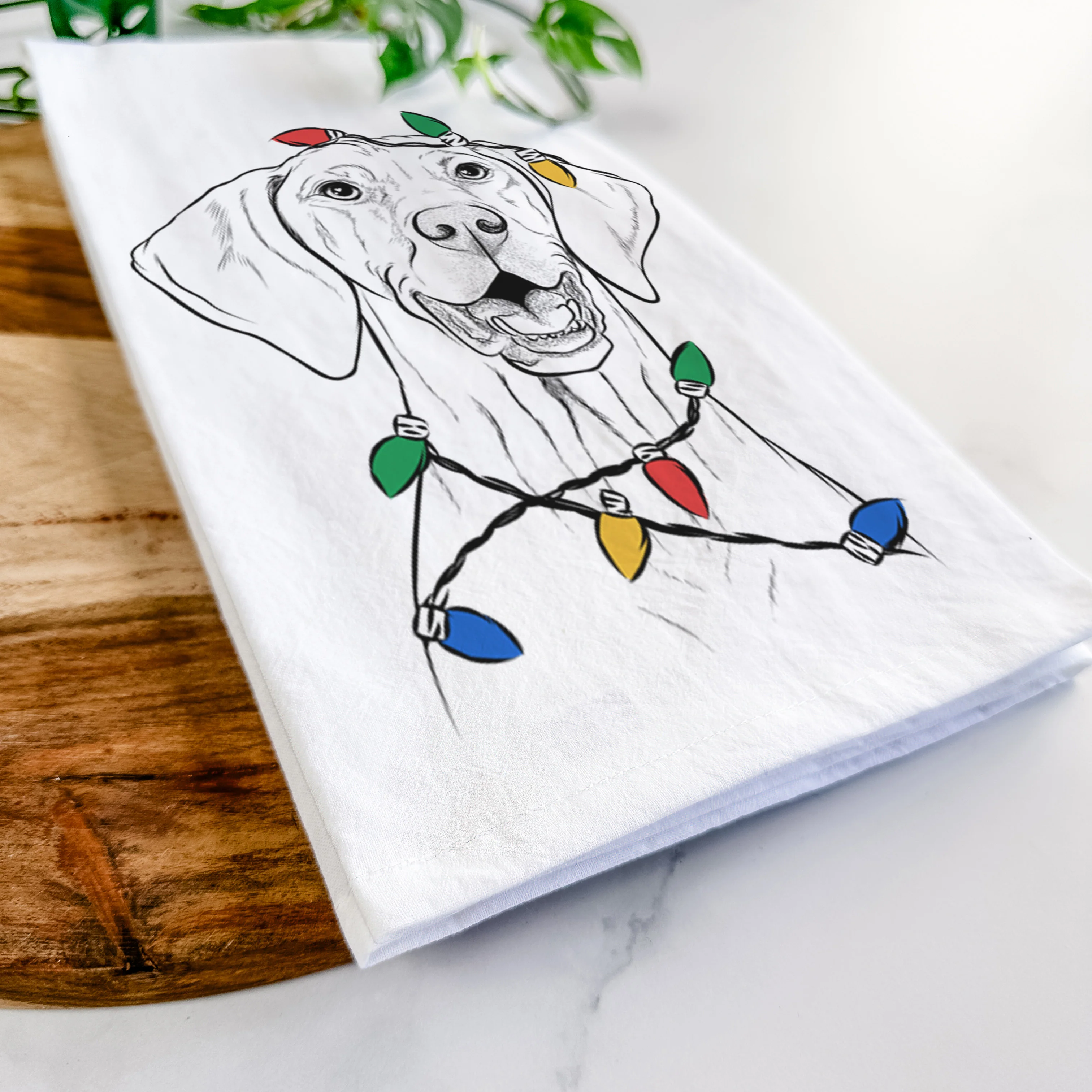Wesley the Vizsla Tea Towel - Image 10