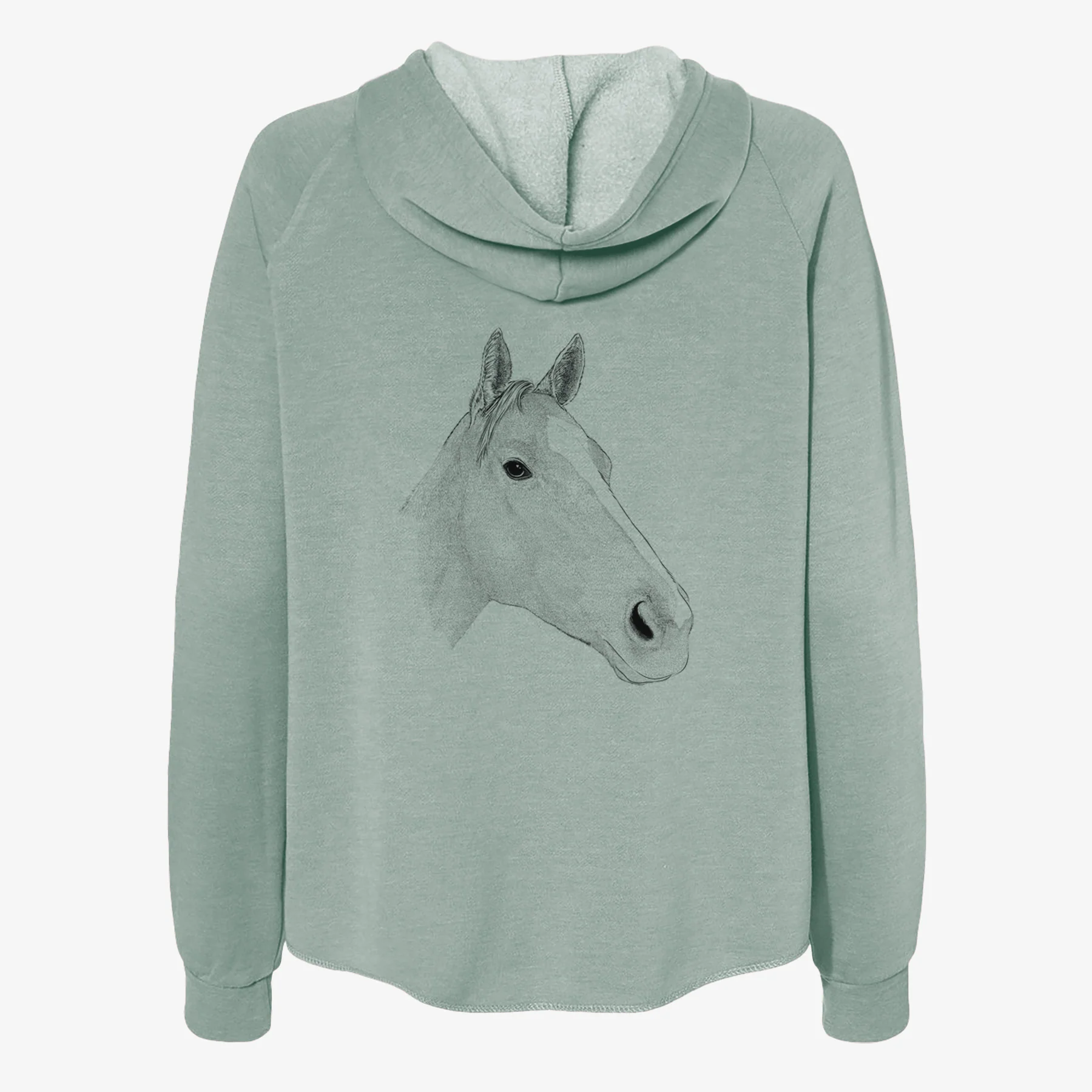 Westley the Horse - Women's Cali Wave Zip-Up Sweatshirt - Image 4