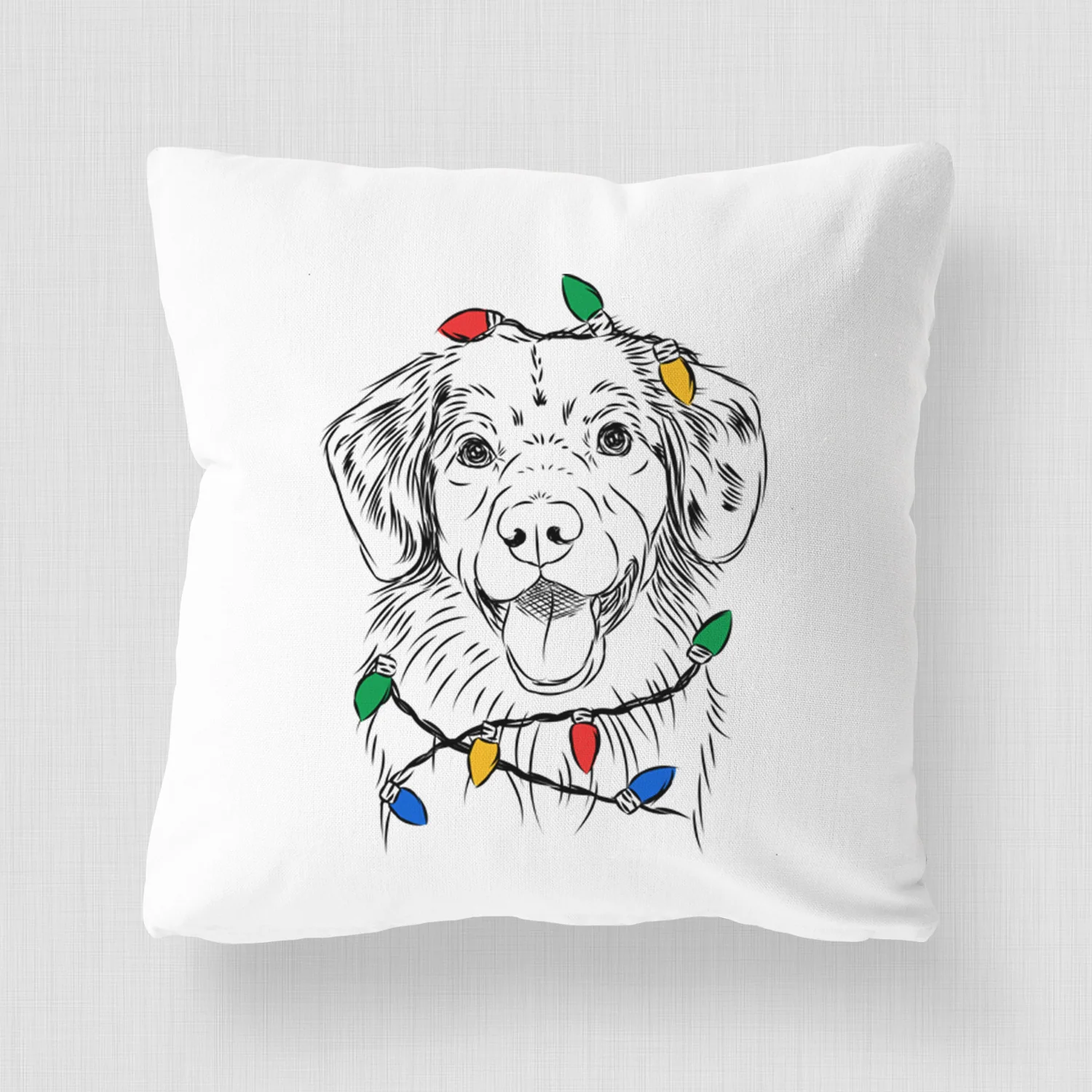 Weston the Nova Scotia Duck Tolling Retriever - Throw Pillow Cover - Image 4