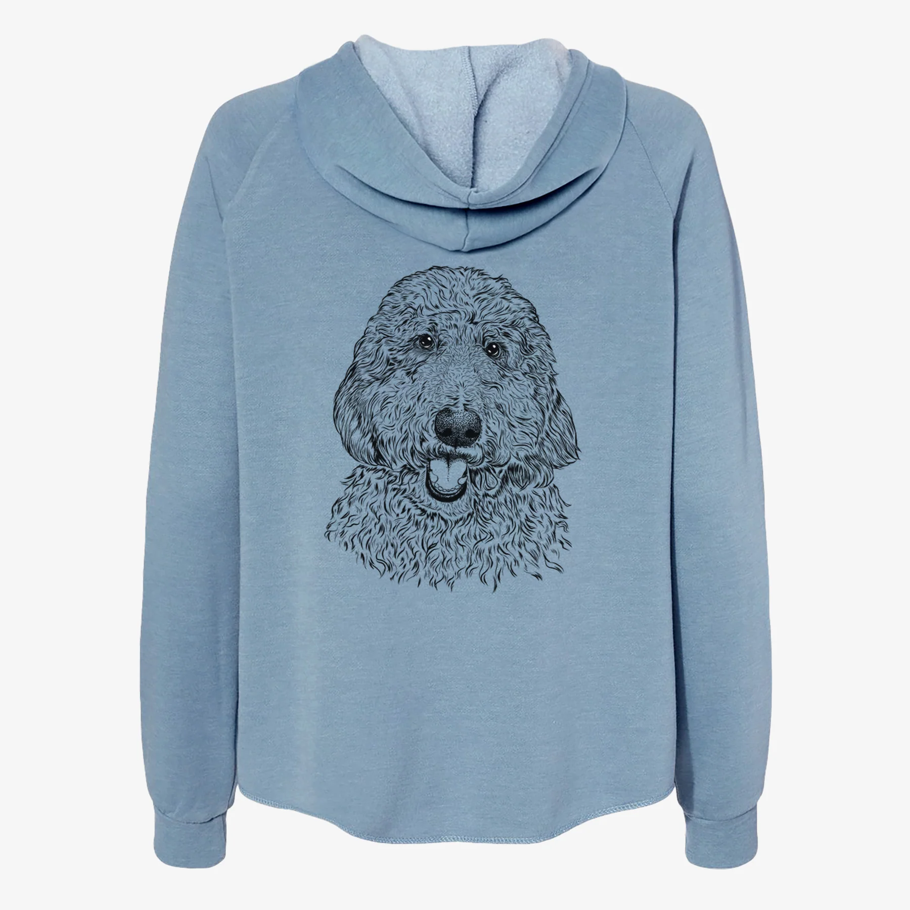Whisper the Goldendoodle - Women's Cali Wave Zip-Up Sweatshirt - Image 6