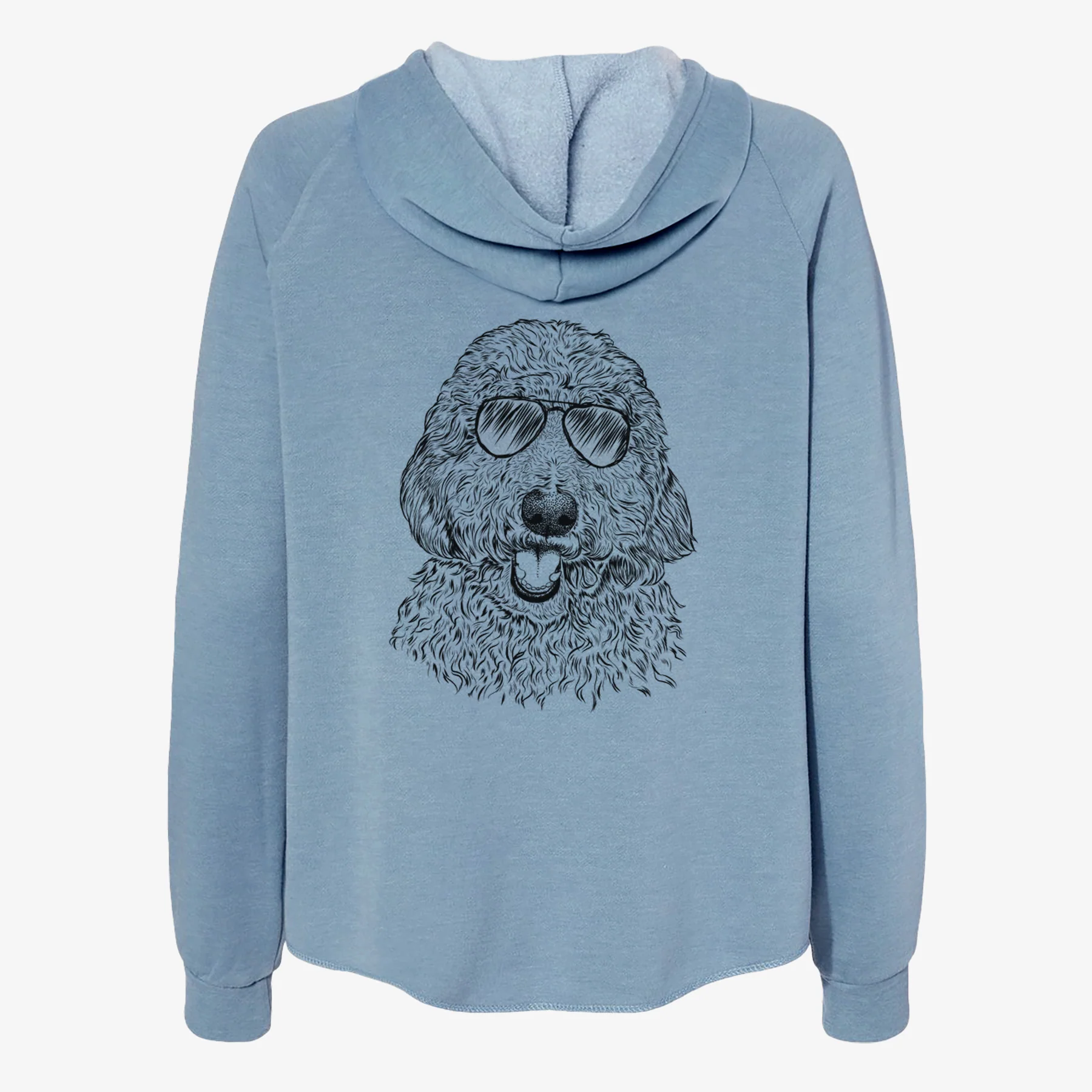 Whisper the Goldendoodle - Women's Cali Wave Zip-Up Sweatshirt - Image 9