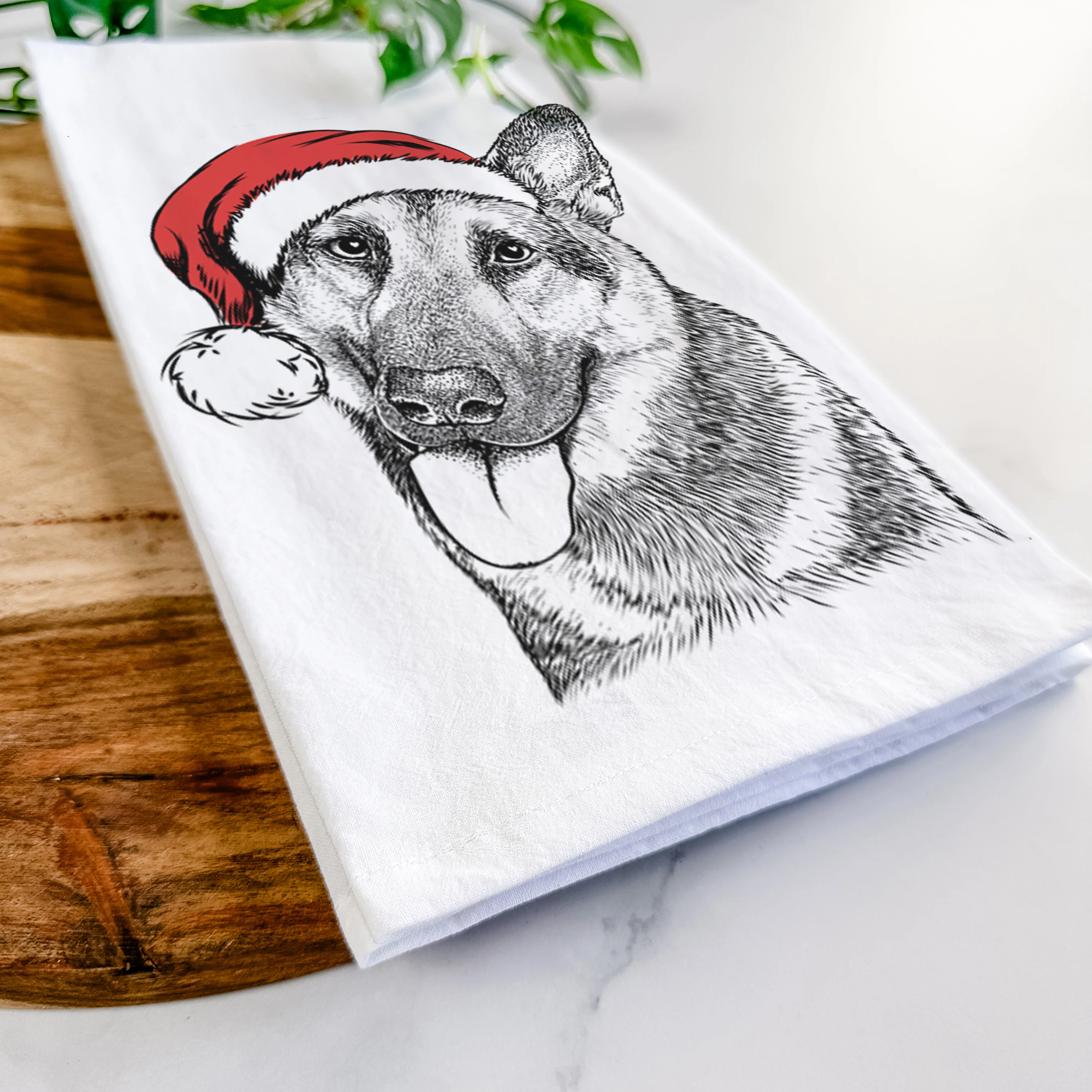 Whitaker the German Shepherd Tea Towel - Image 9