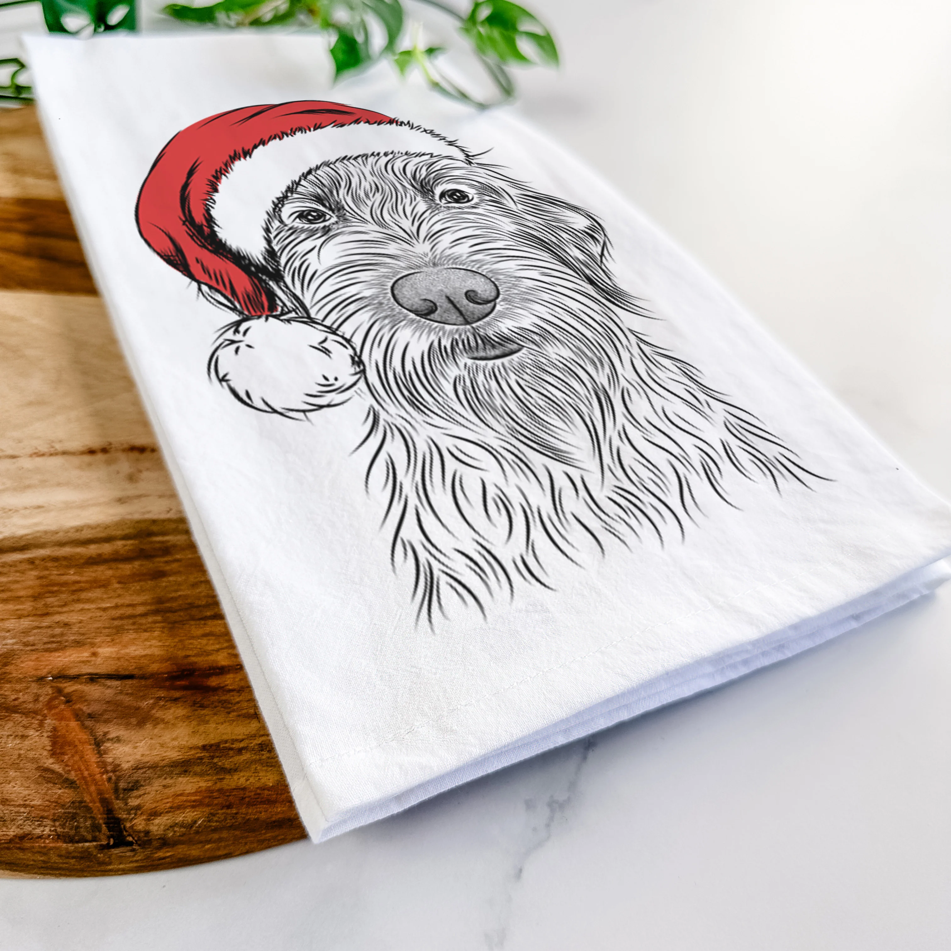 Wilkins the Wirehaired Pointing Griffon Tea Towel - Image 9