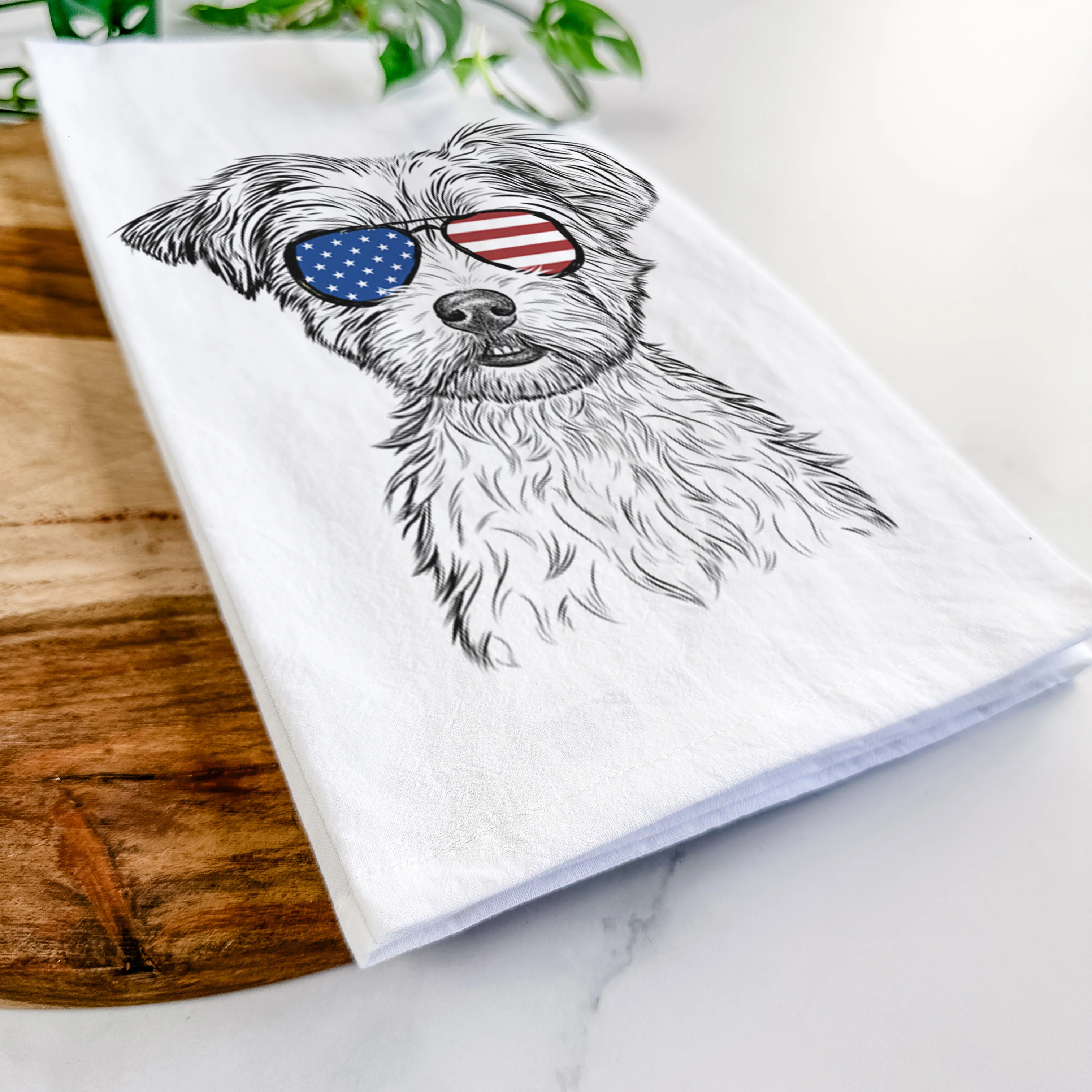 William Mitchell Newman the Yorkshire Terrier Tea Towel - Image 12